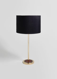 Alta Table Lamp Large in Brass & Semi Precious Stone, Viya by Vikram Goyal