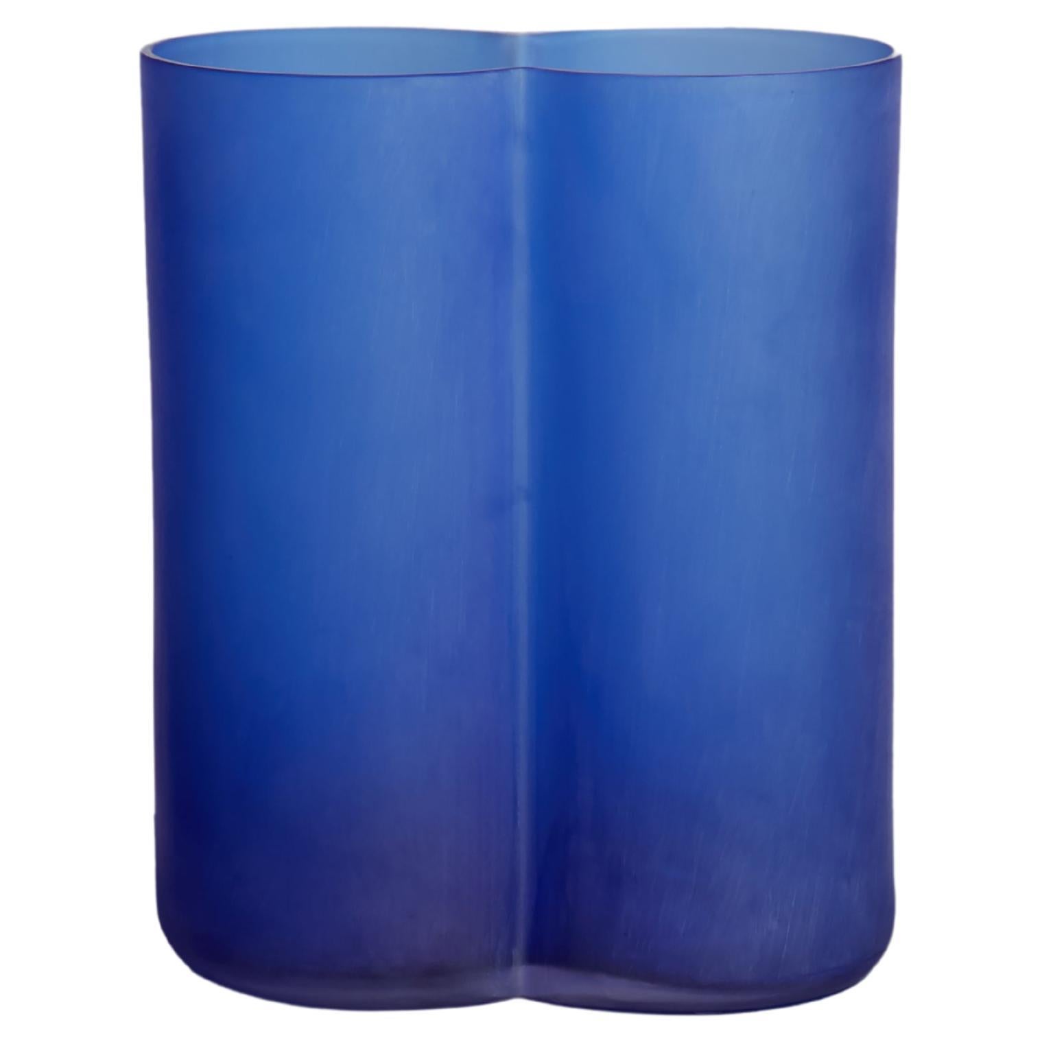 Altabella 23, Portare Acqua Al Mare Cobalt Blue Vase by Calori & Maillard For Sale