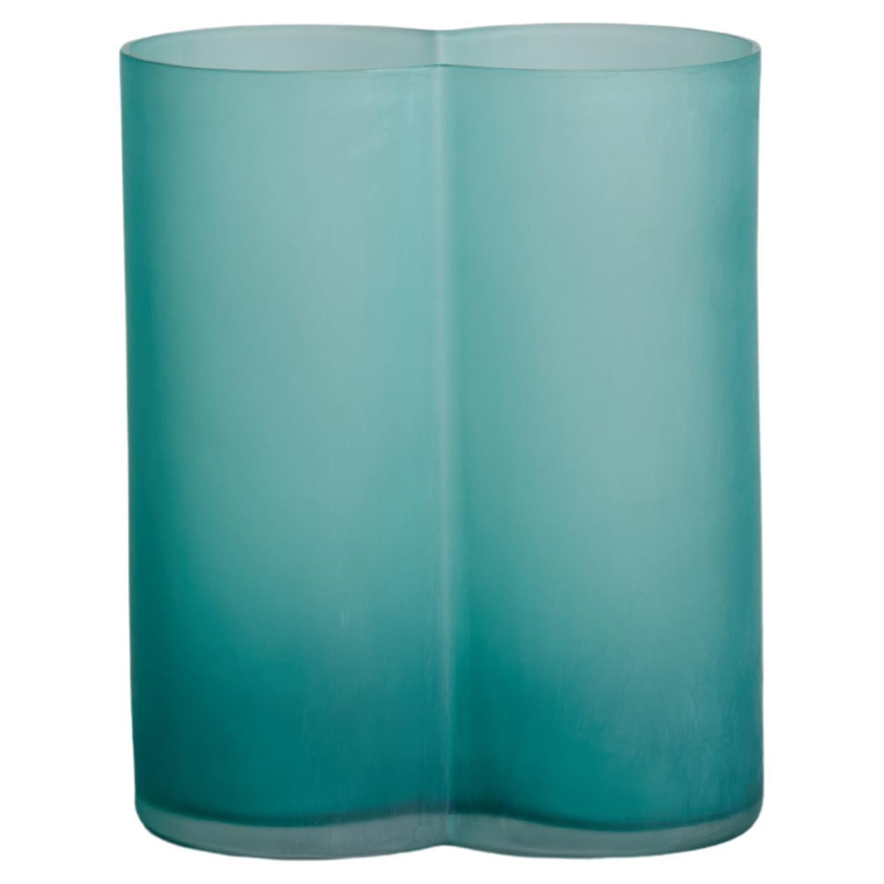 Altabella 23, Portare Acqua Al Mare Emerald Green Vase by Calori & Maillard For Sale