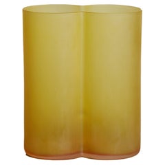 Altabella 23, Portare Acqua Al Mare Ochre Yellow Vase by Calori & Maillard