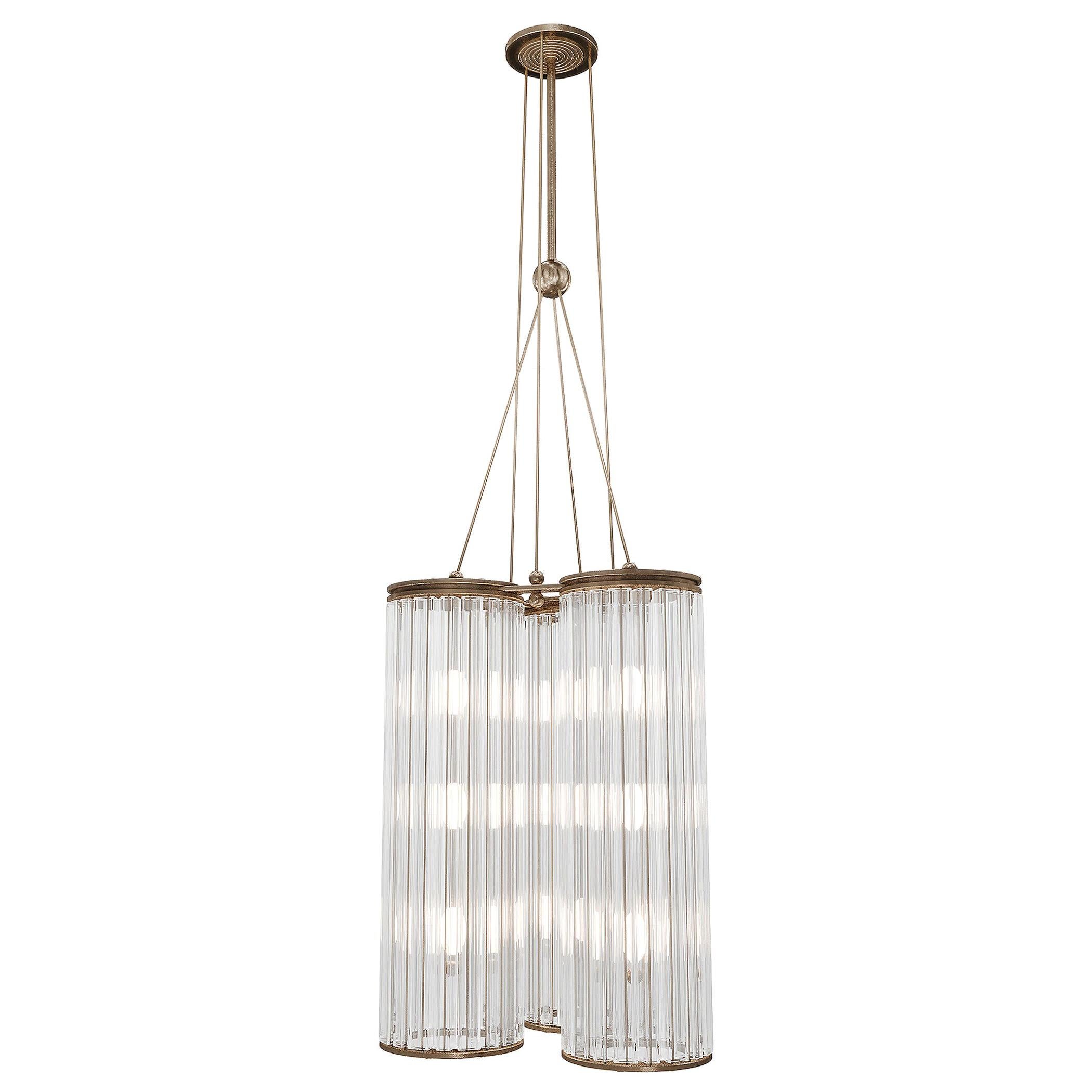 Altair III Modern Chandelier for Office and Lobby Interiors For Sale