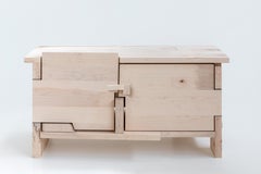 21st Century Altamira Buffet / sideboard in recovered Maple Solid Wood