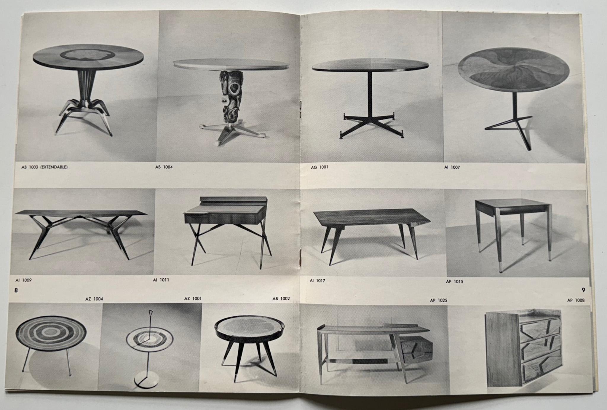 Mid-20th Century Altamira: Italian Furniture Glassware Lamps Accessories For Sale