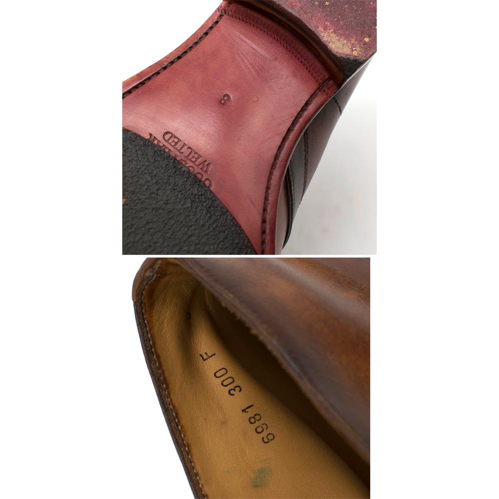 Altan Bottier Brown Leather Captoe Dress Boots SIZE 8 For Sale 2