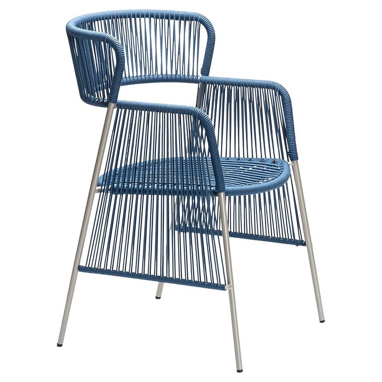 Altana SP Blue Chair by Antonio De Marco For Sale