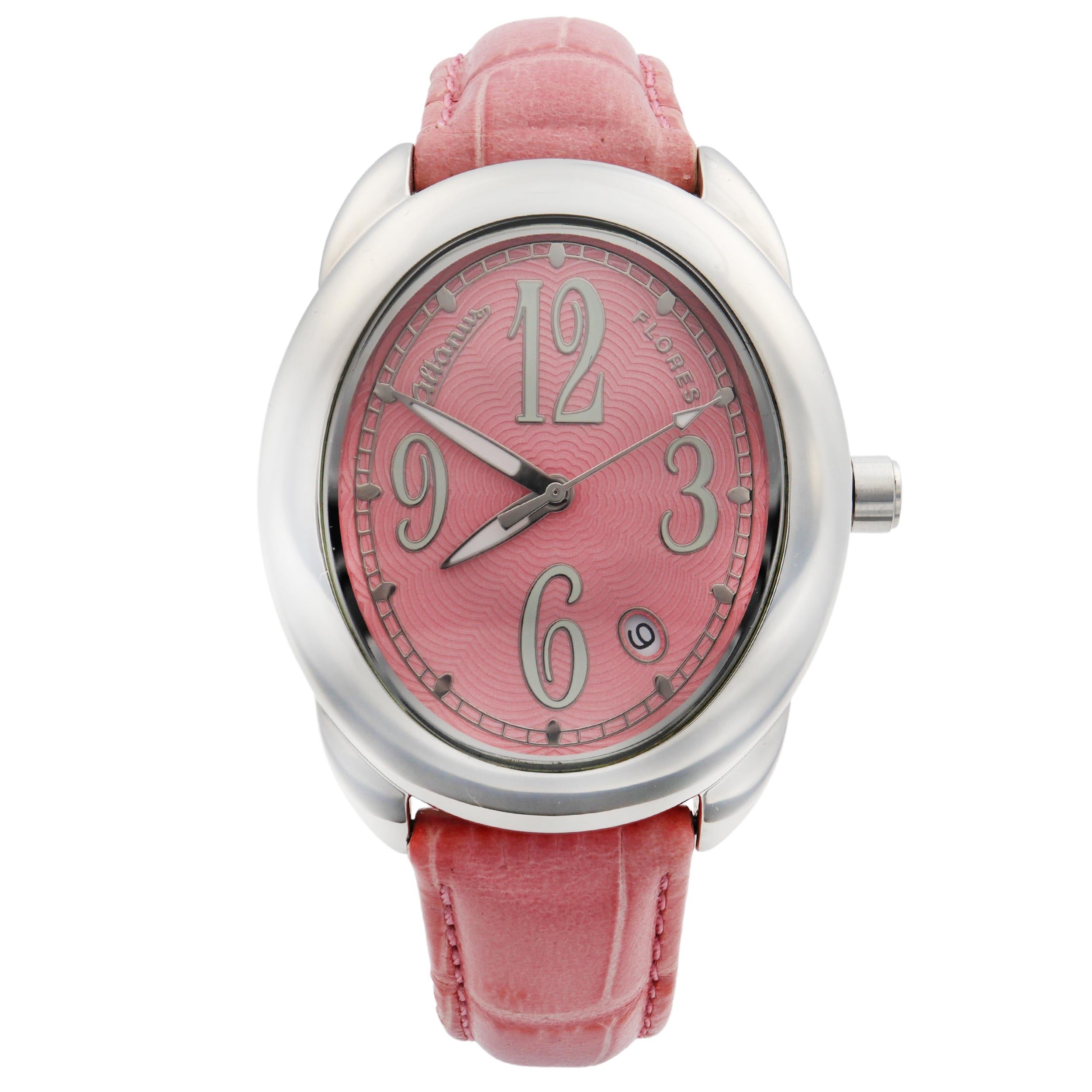 pink face watches ladies