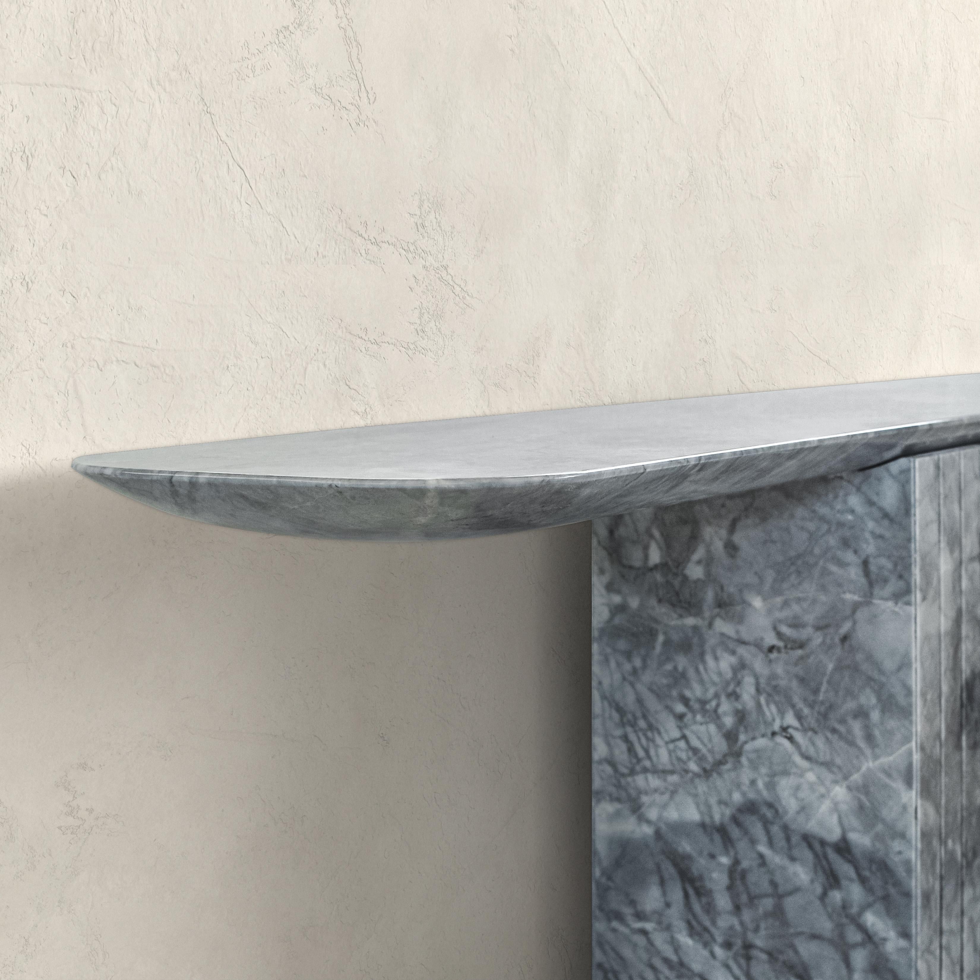 Other Altar Monolithic Console in Premium Marble For Sale