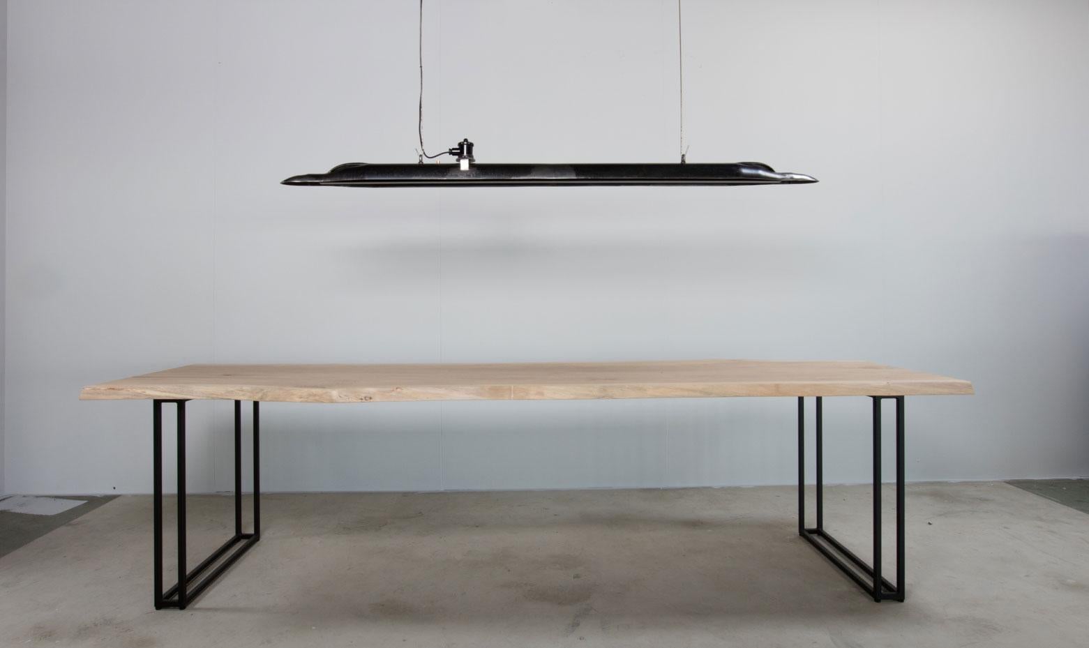Altar table by Jesse Sanderson & Jorn Valk
Dimensions: Width 80 - 90 x H 75 cm
Thickness 3,5 - 4,5 cm
Materials: Matt black or Natural steel
Available in free flow or clean cut

Nature is full of wonderful and beautiful phenomena, which create