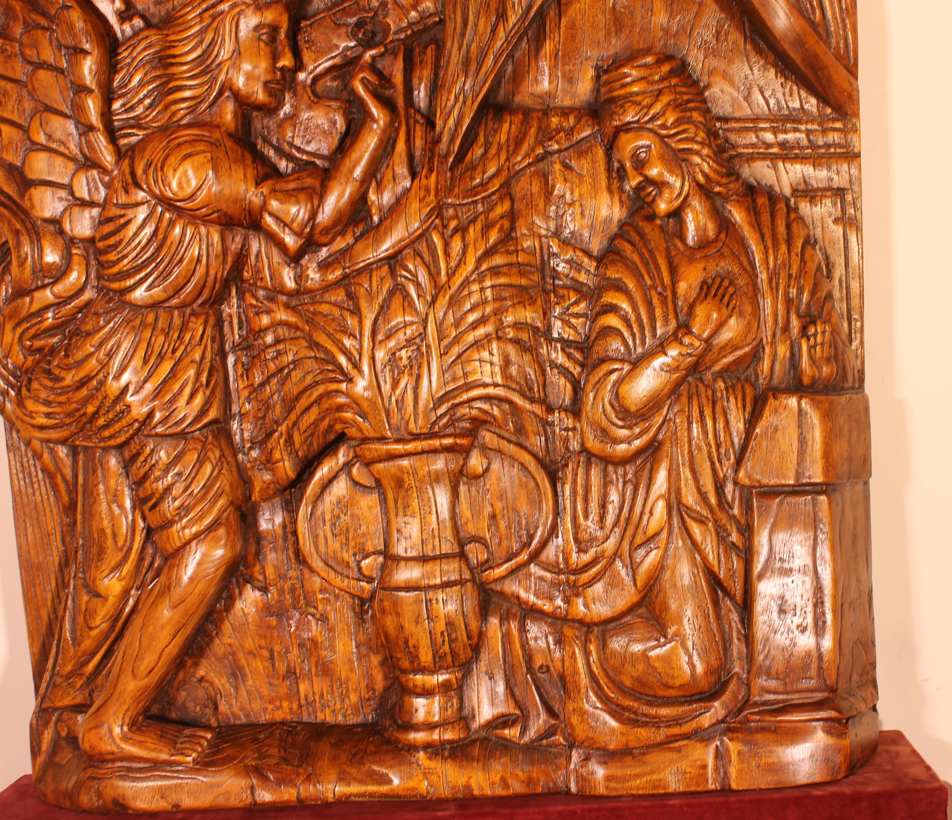 Altarbild mit der Darstellung der Verkündigung:: Nordportugal:: um 1600 (Renaissance) im Angebot