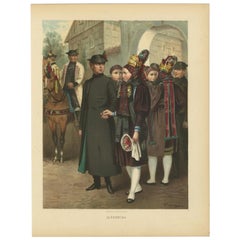 Altenburg II, Kretschmer, Chromolithographie auf Papier, 1870