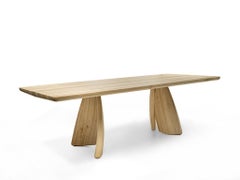 Tavolo da pranzo in legno massiccio Alter Ego, Design di Ilenia Viscardi, Made in Italy