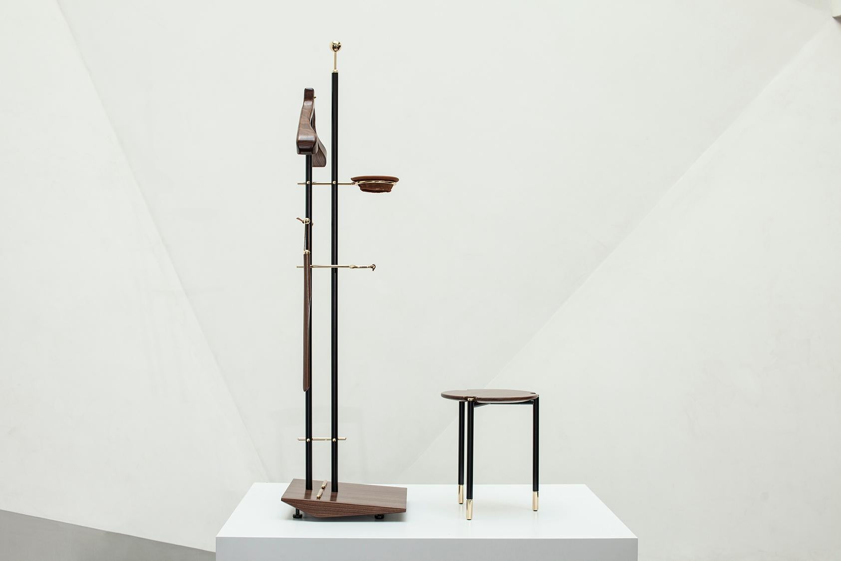 Wood Alter Ego, Valet and Stool by David/Nicolas for House of Today For Sale