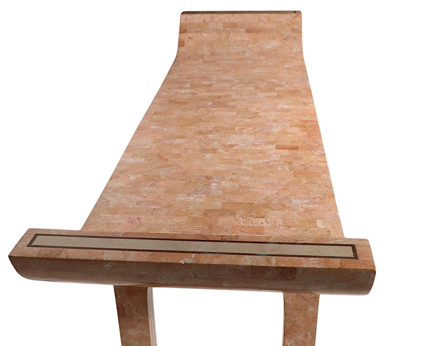 Brass Alter Table Form Console Table by Maitland Smith For Sale