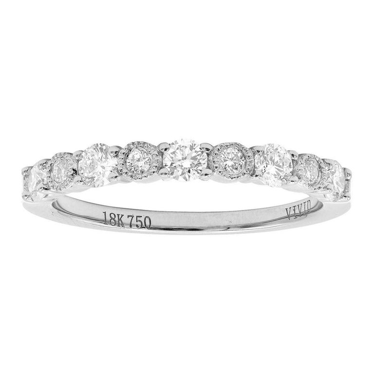 Alternating Diamond Setting Ring For Sale at 1stDibs
