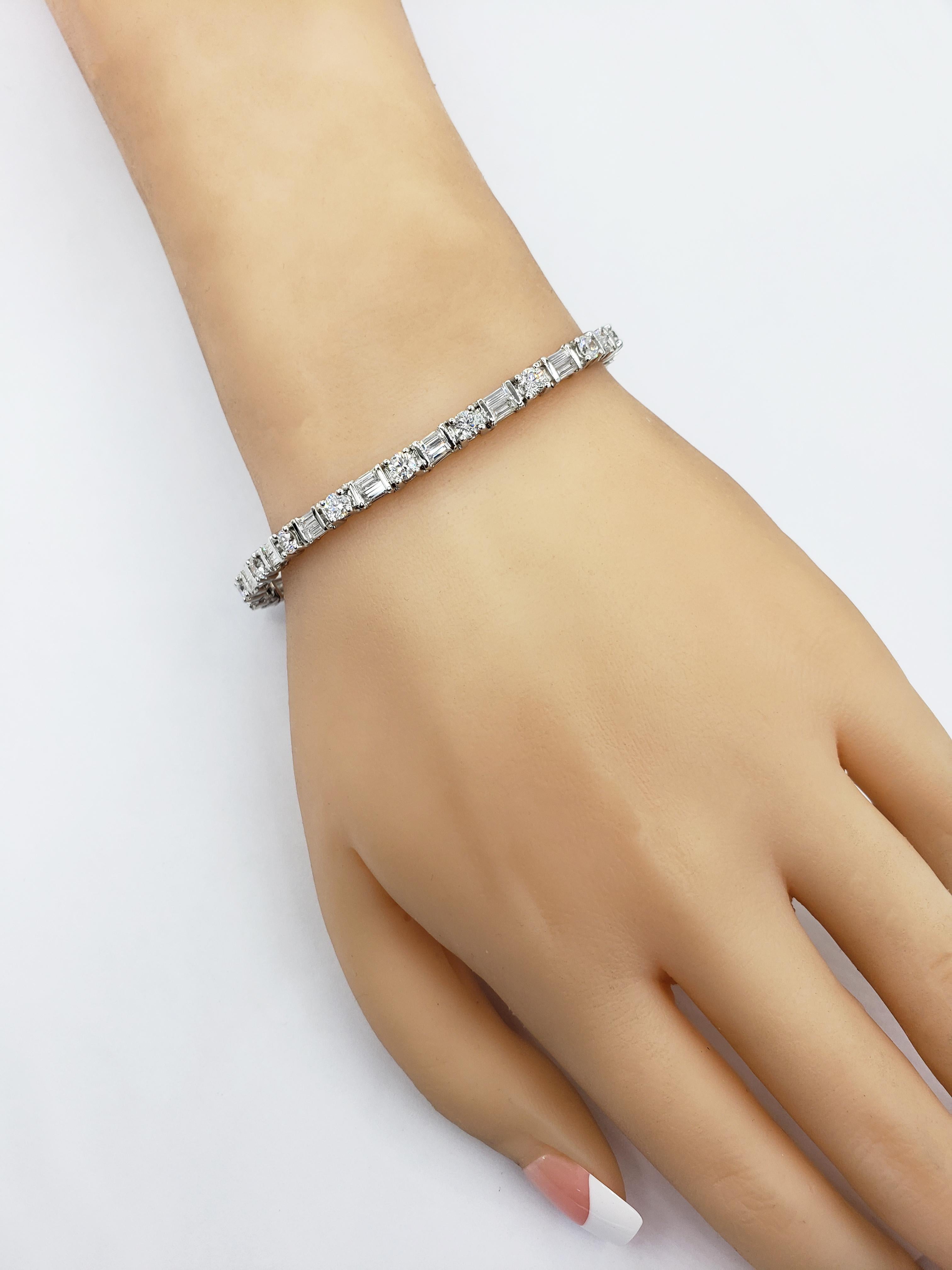 baguette tennis bracelet