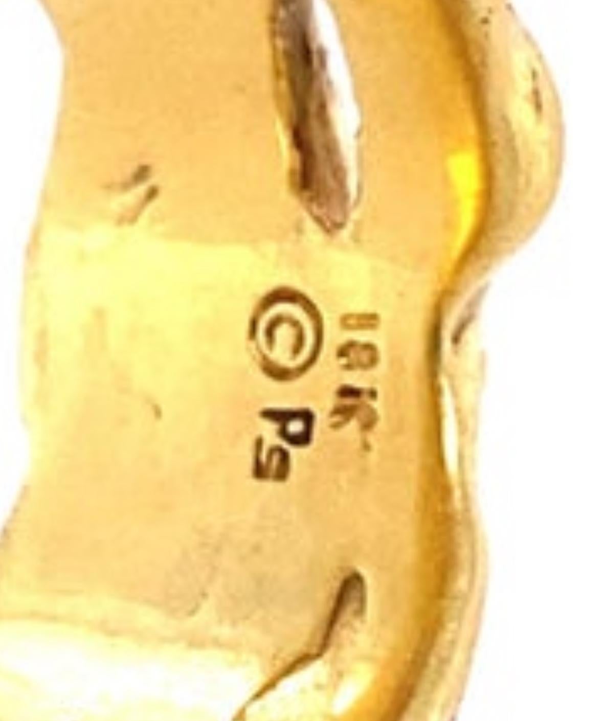 Alternative Abstract Contemporary 18K Yellow Solid Gold Men's Man’s Wedding Band 7