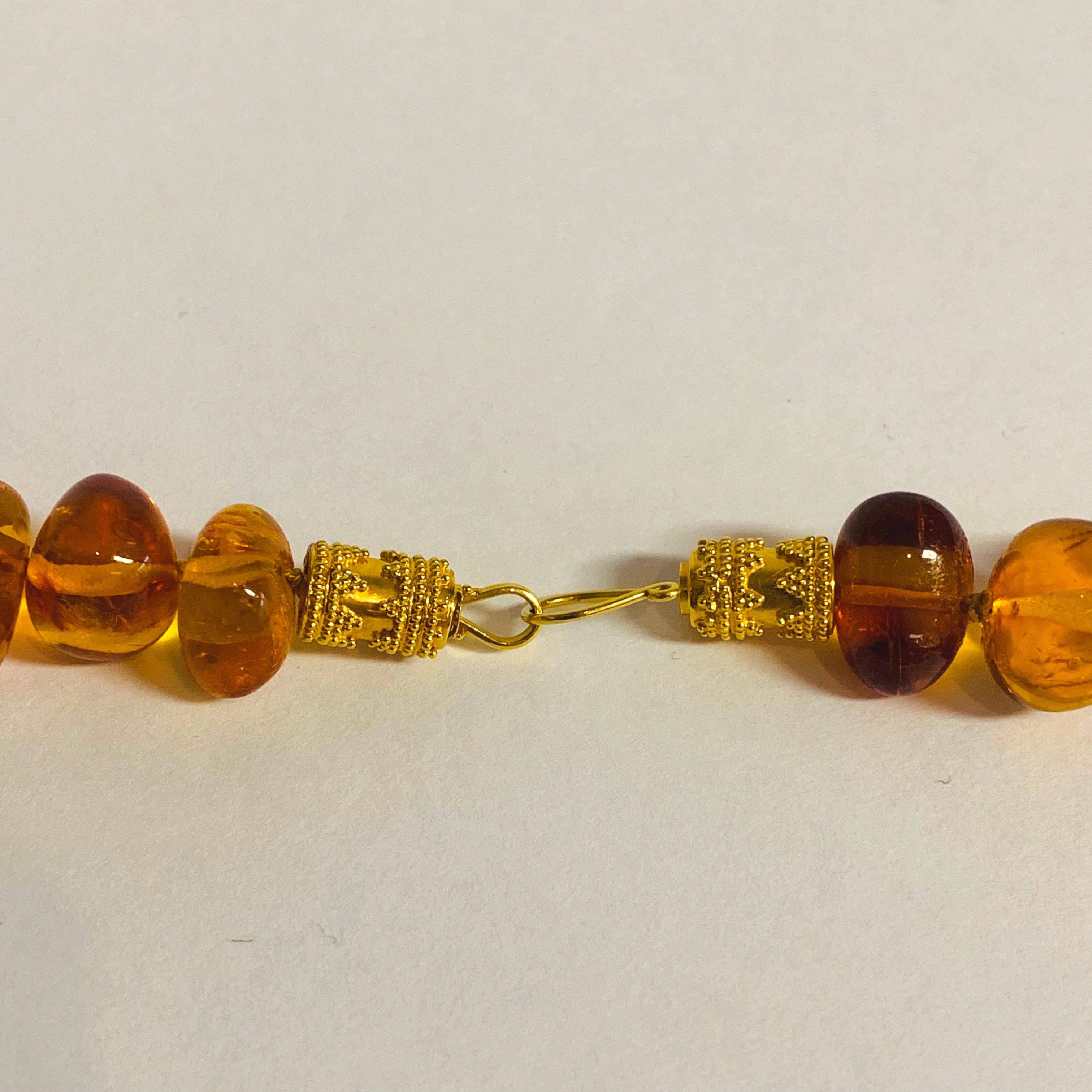 antique amber necklace