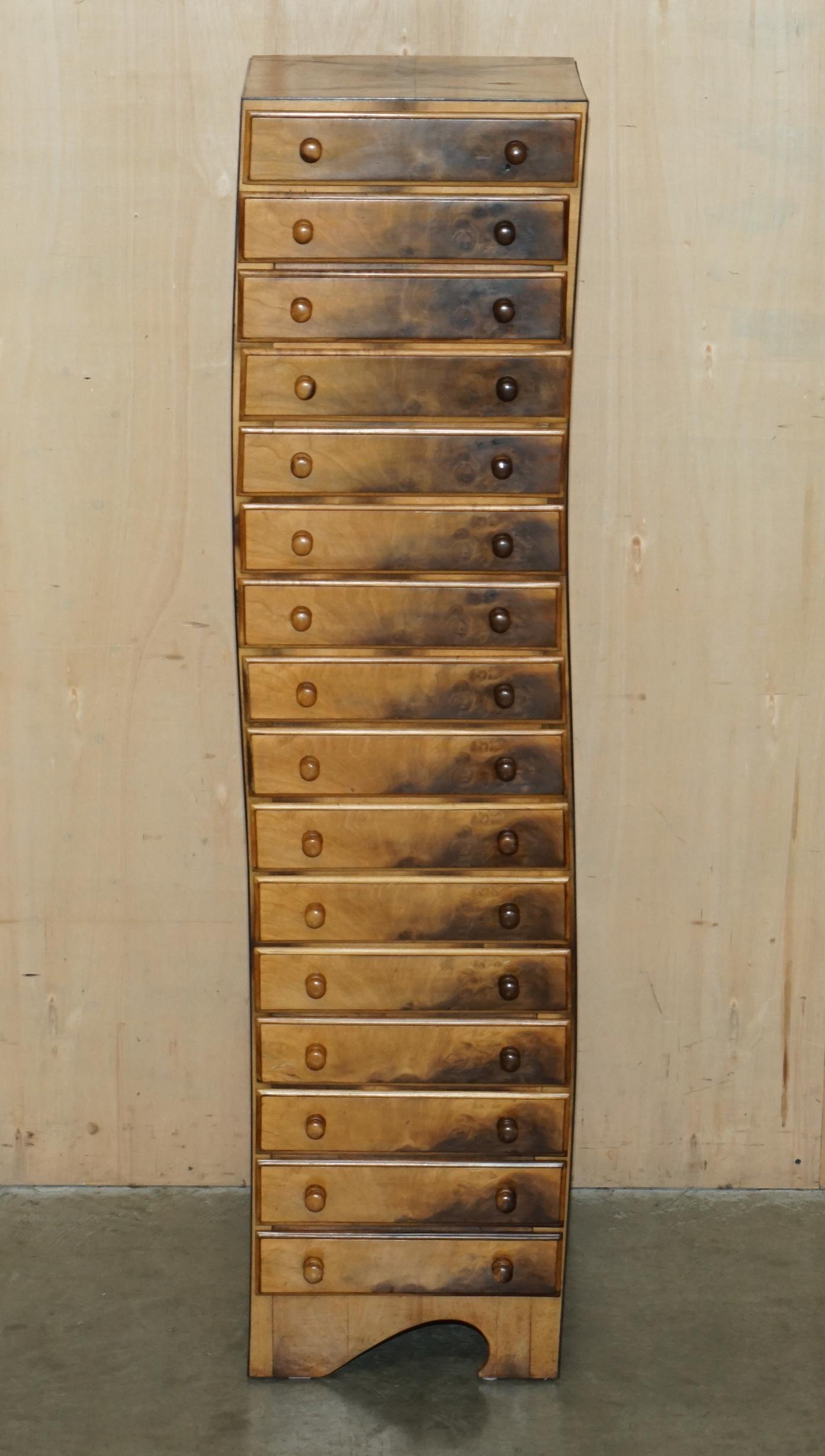 Country ALTHORP ESTATE 1.6 METER SERPENTINE GRADUATED DRAWER TALLBOY CHEST OF DRAWERs For Sale