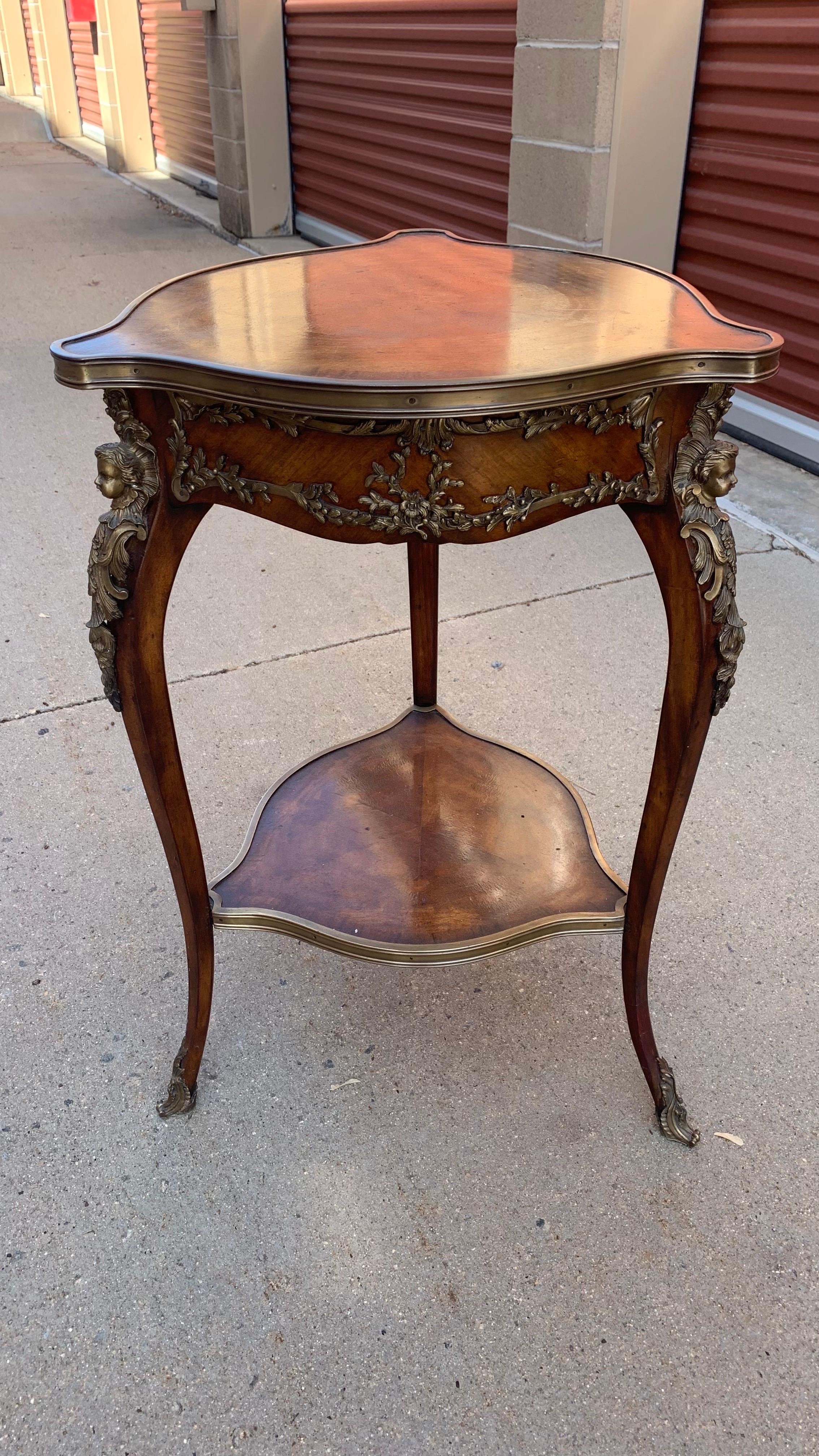 Louis XV Althorp Triangular AL50065 Side Table, Signed For Sale