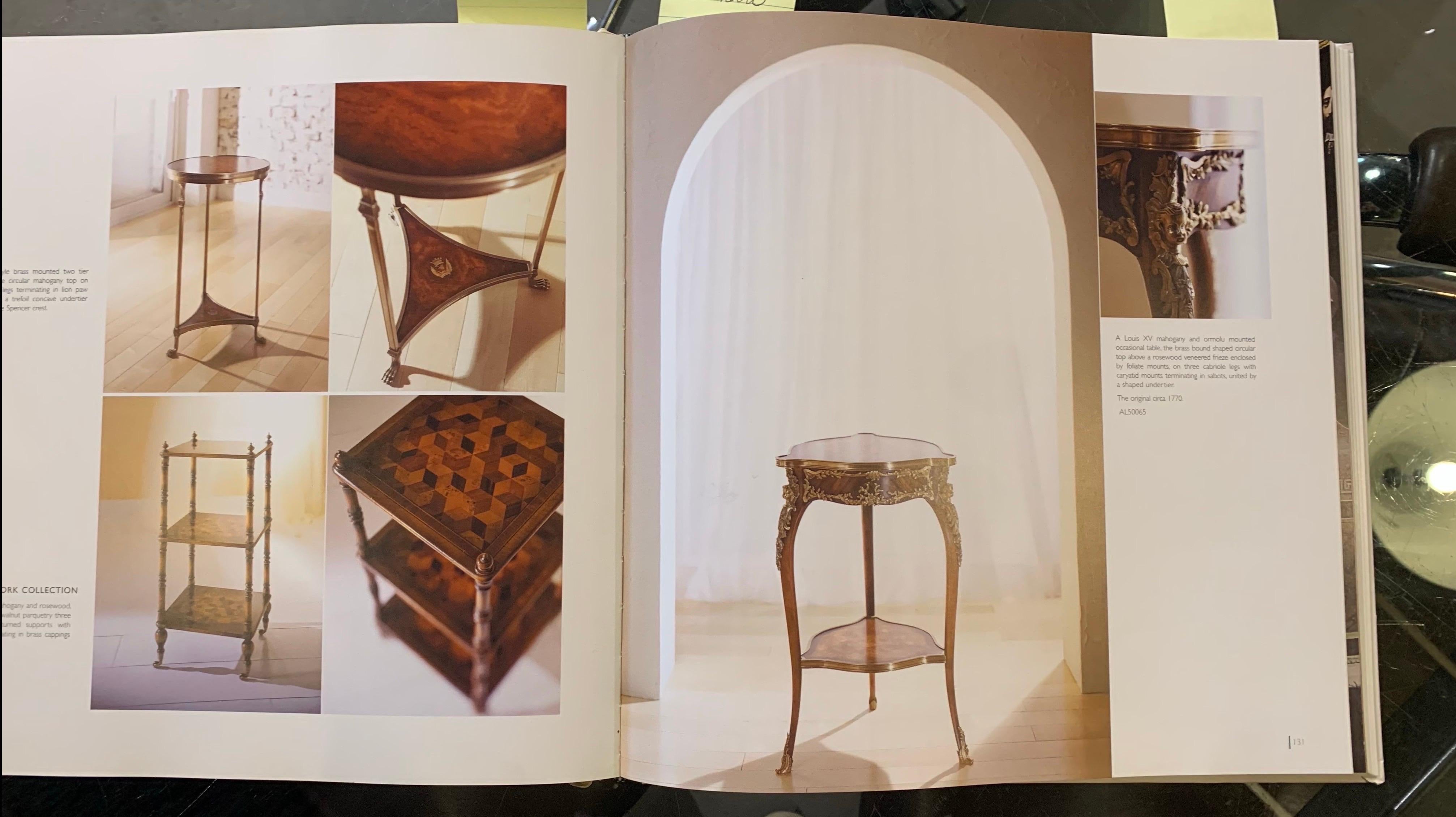 Metal Althorp Triangular AL50065 Side Table, Signed For Sale