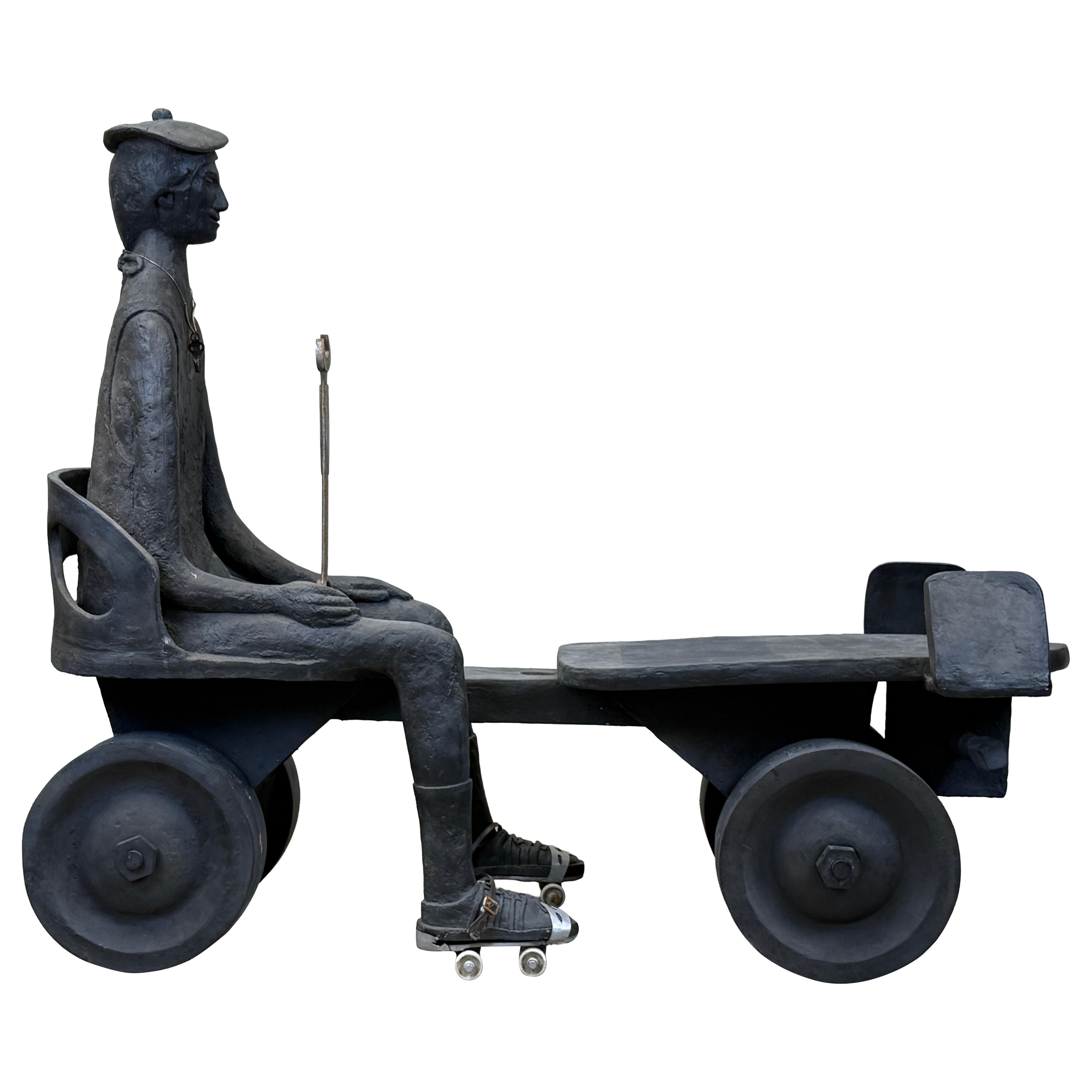 Altina Schinasi 'Emperor on Skates' Sculpture For Sale