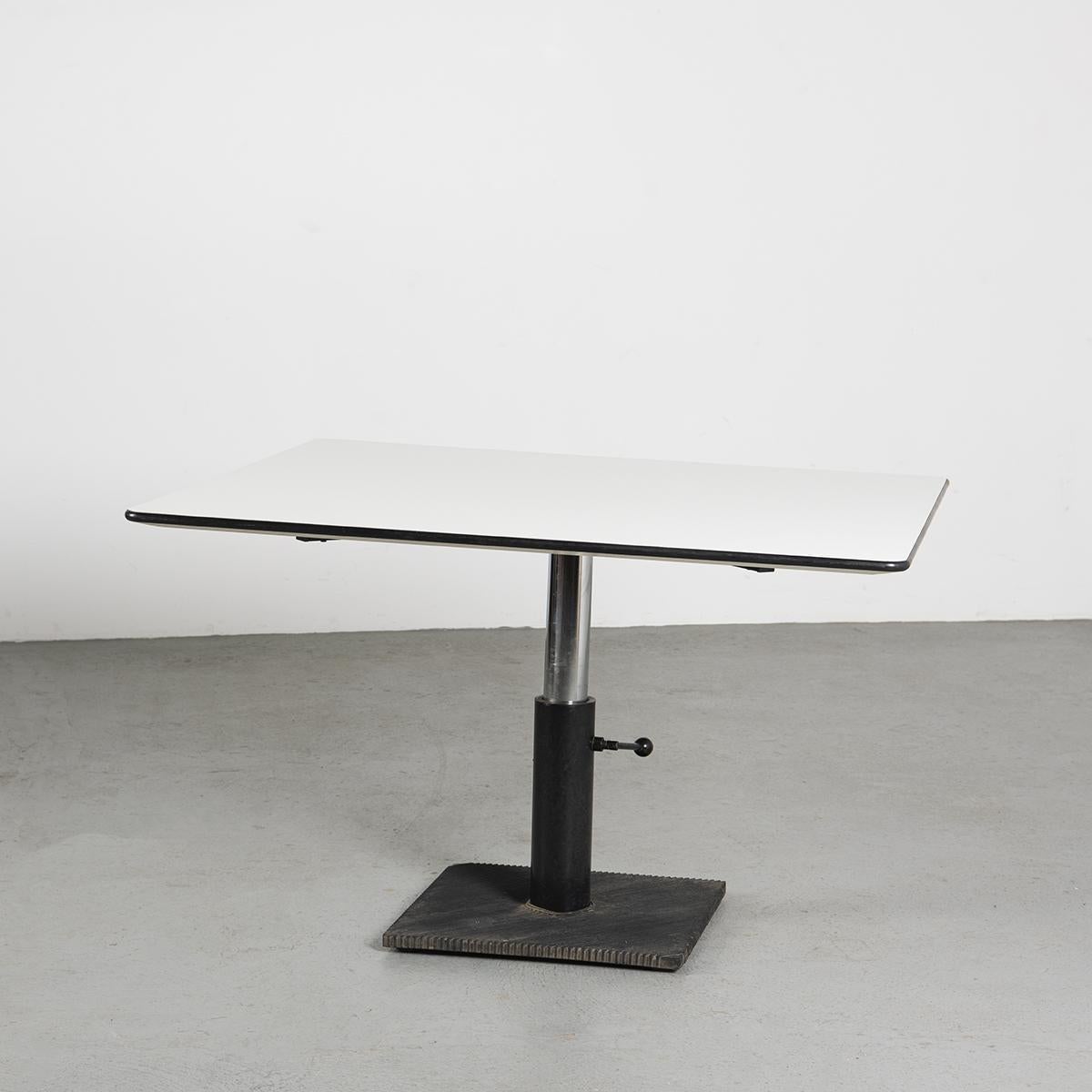 Metal Alto Basso Table by Toshiyuki Kita, De Padova, Italy