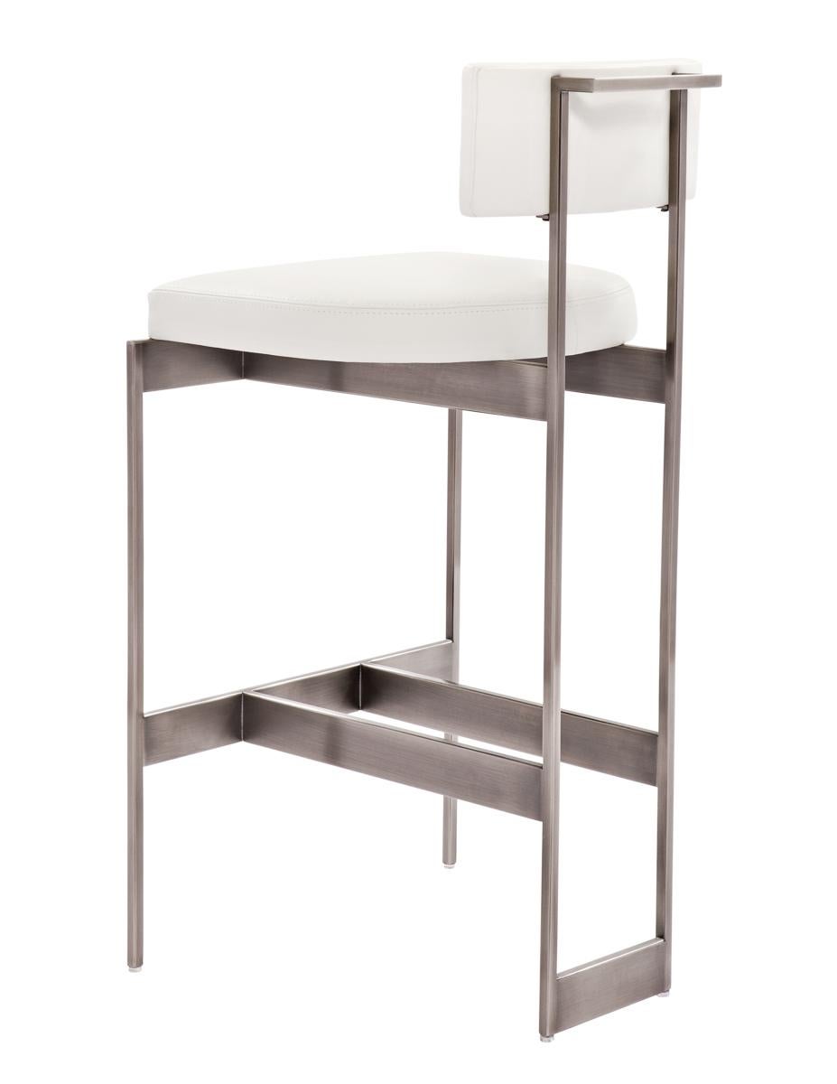 tan leather counter stools