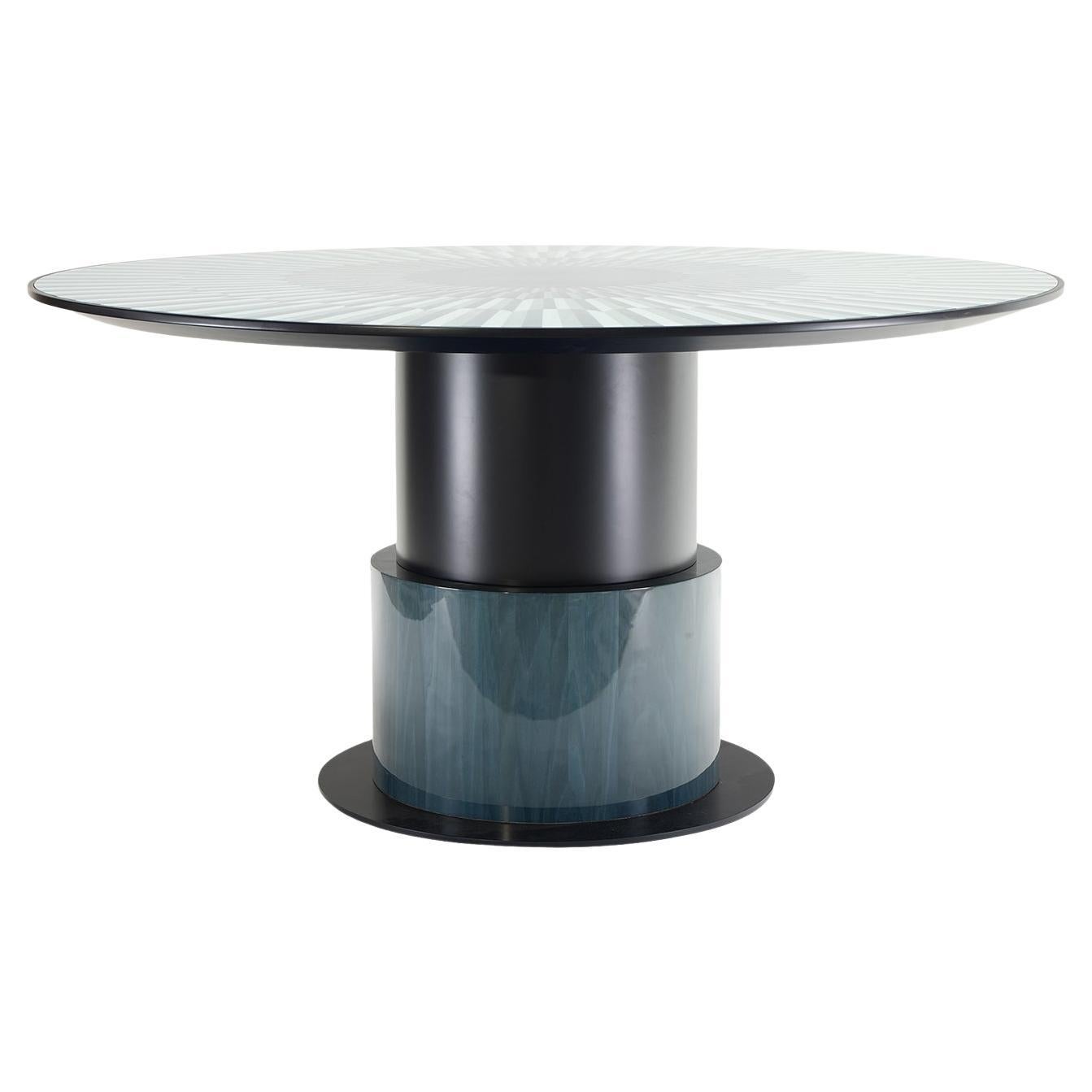 Altobasso Round Blue Dining Table