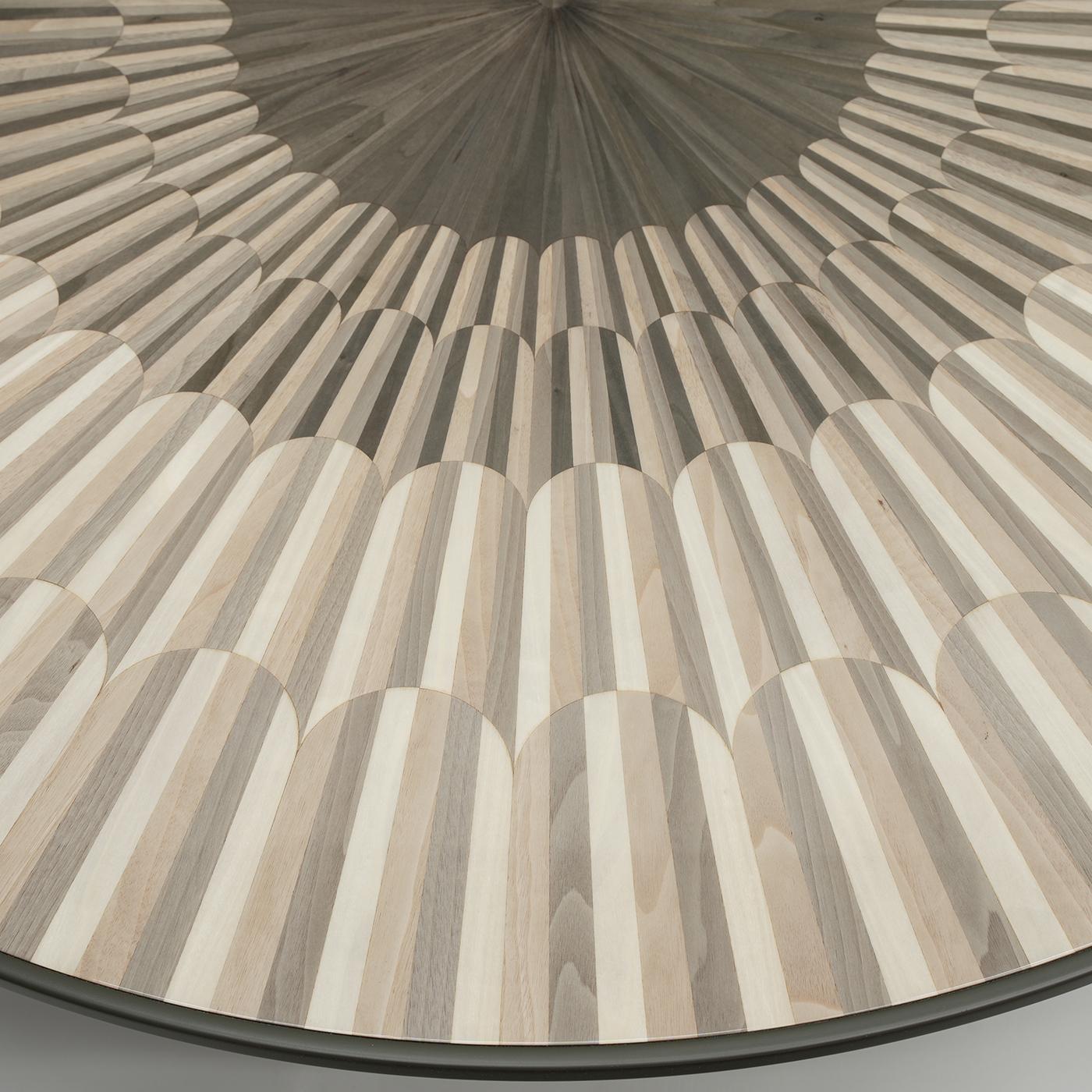 XXIe siècle et contemporain Table basse ronde Altobasso gris clair en vente