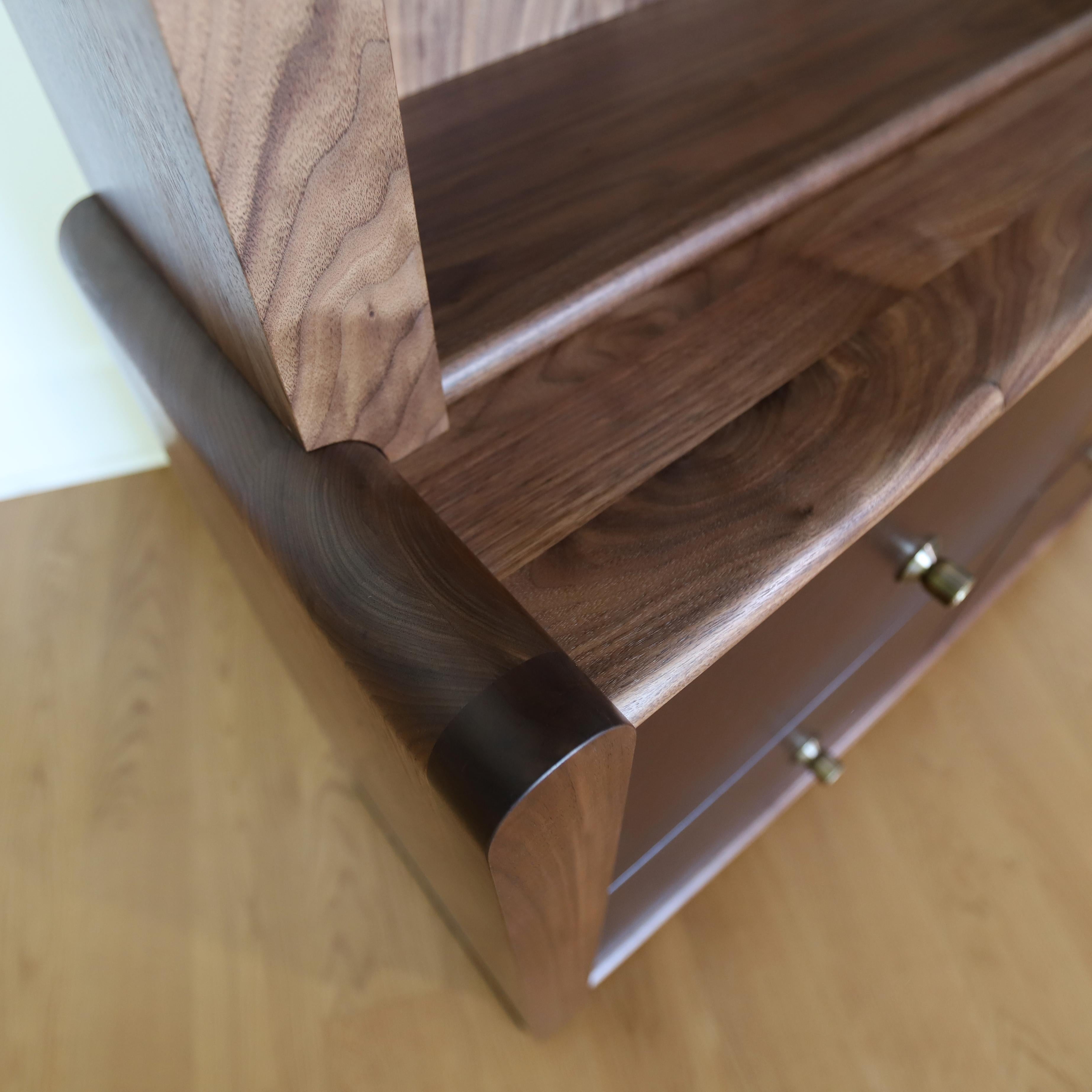 Alton Hutch by Crump and Kwash / Modern solid wood bookcase For Sale 3