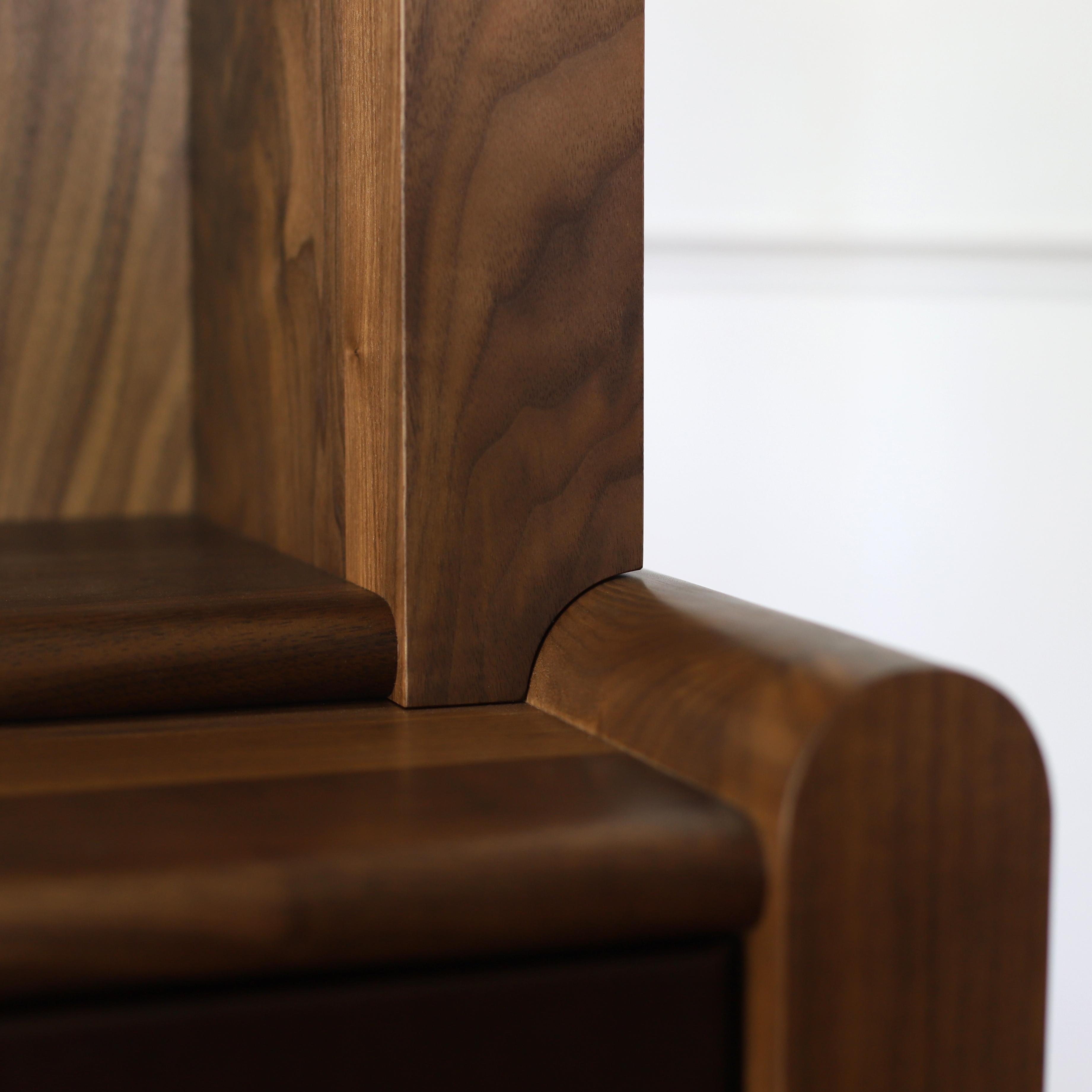 Alton Hutch by Crump and Kwash / Modern solid wood bookcase For Sale 5