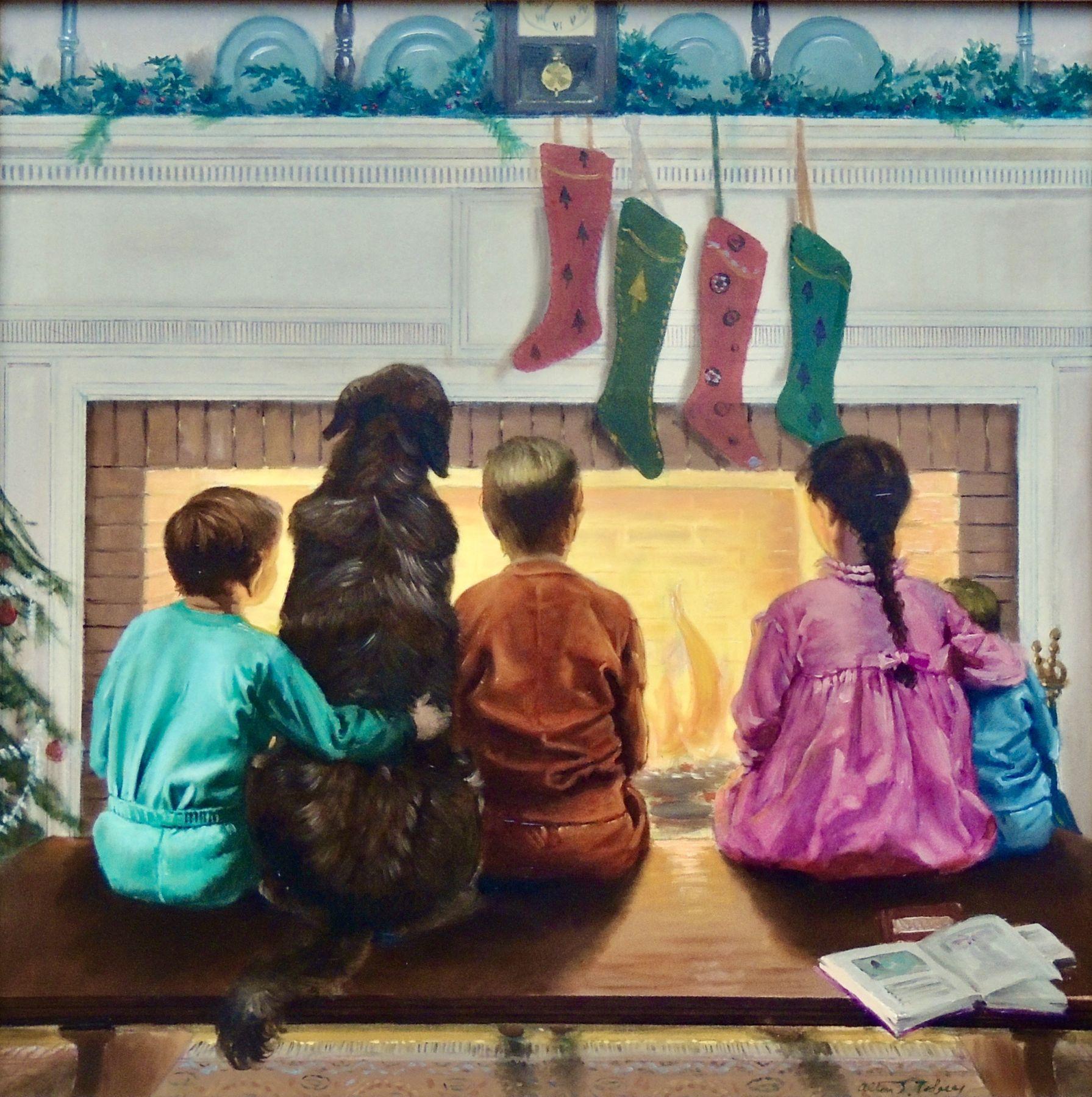 Alton Tobey Interior Painting - Christmas Eve