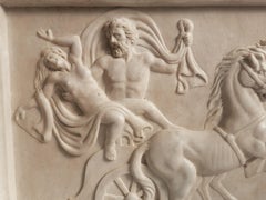 Haut-relief en marbre - Viol de Proserpine - fabriqué en Italie