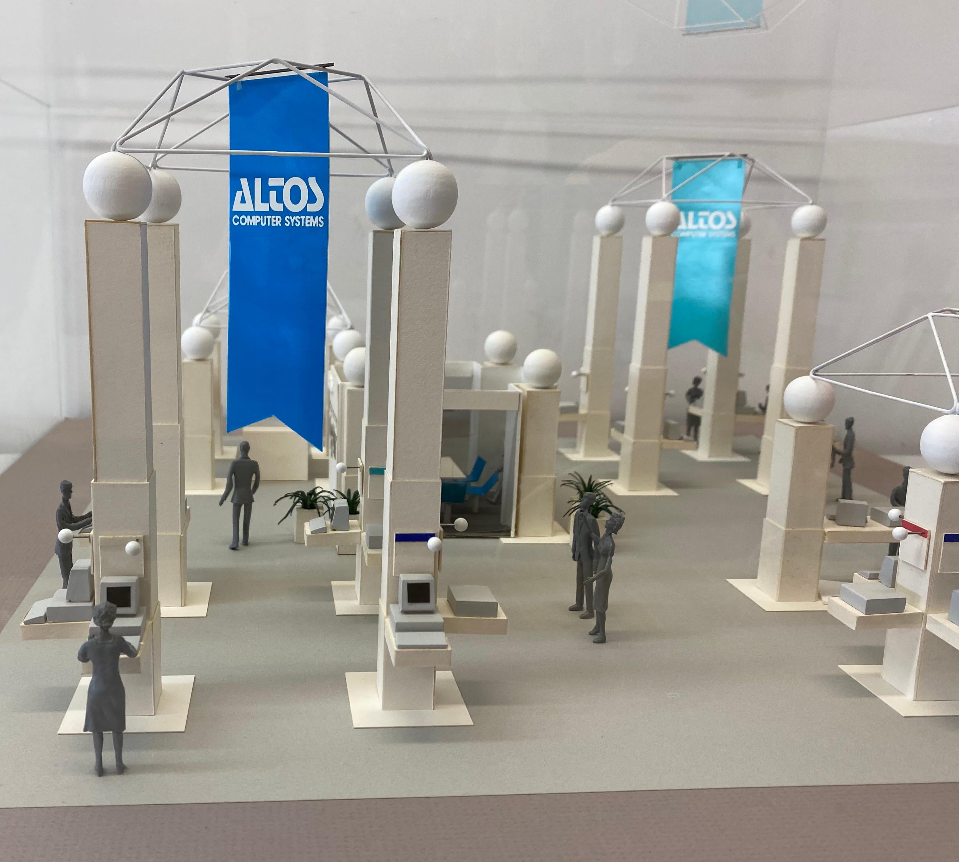 Post-Modern Altos Computer Systems Trade Show Architecture Model C.1980s