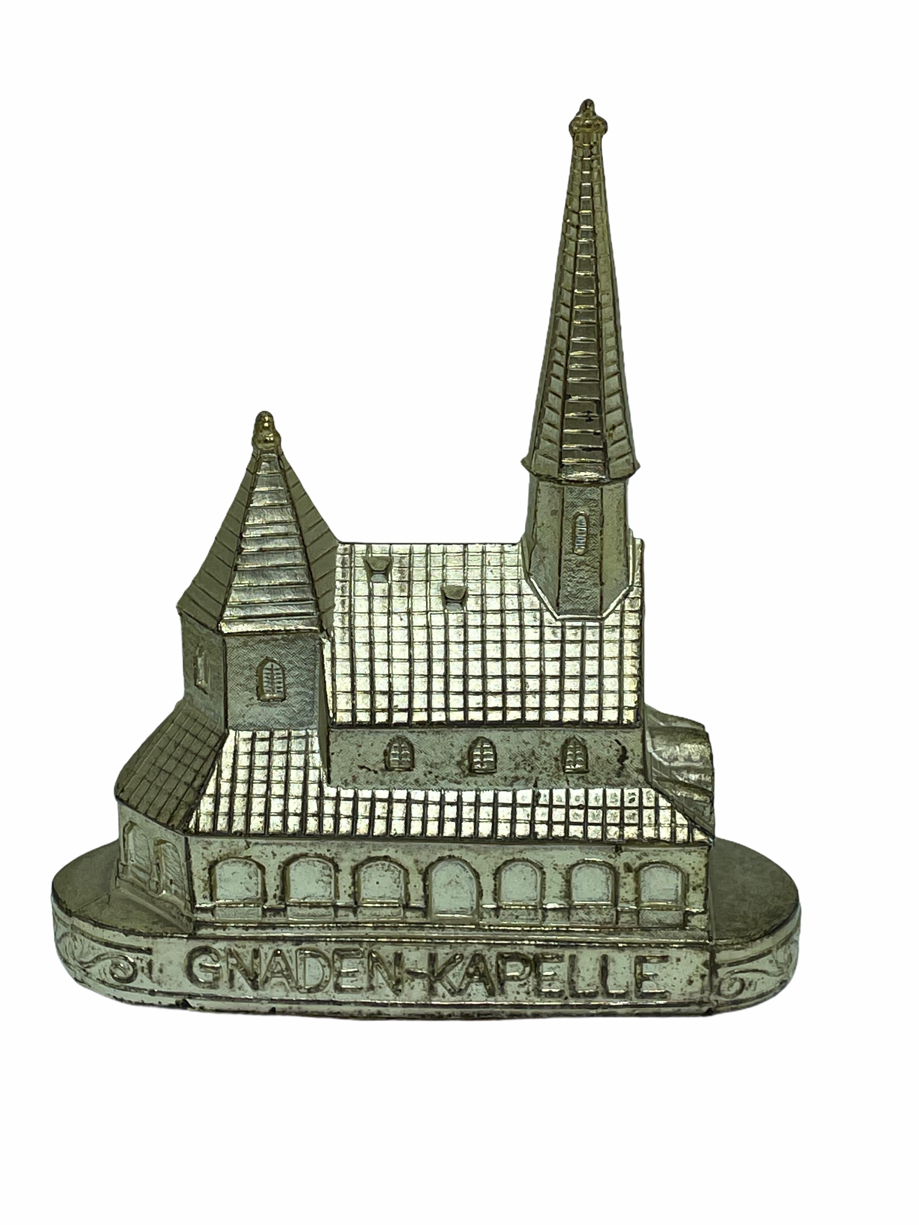 Mid-Century Modern Altotting Pilgrimage Church Souvenir Building Vintage, Bavaria, Germany, 1960s For Sale