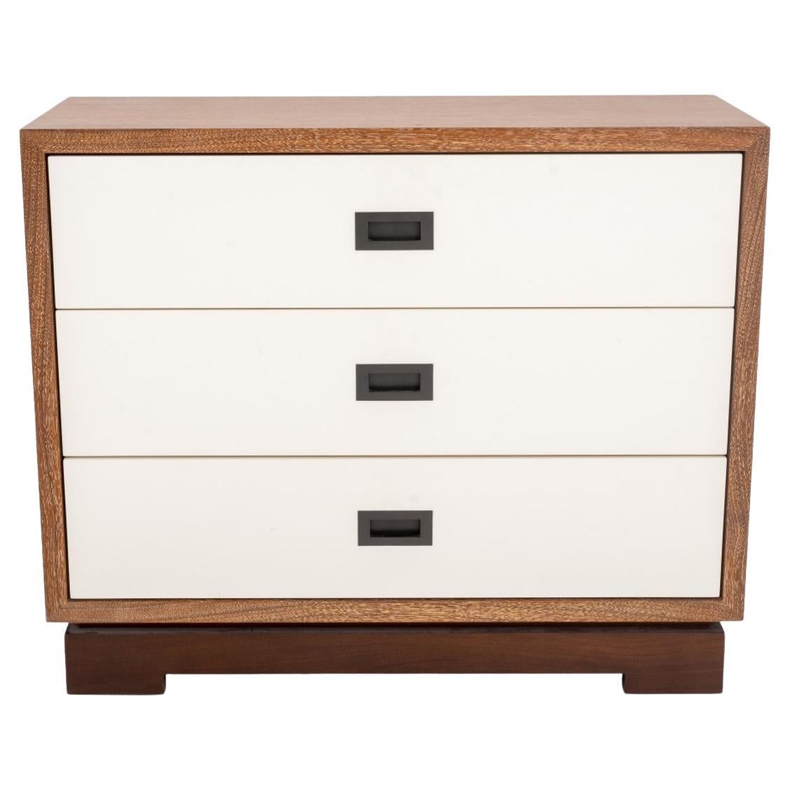 Altura Furniture Cerused Wood Chest of Drawers