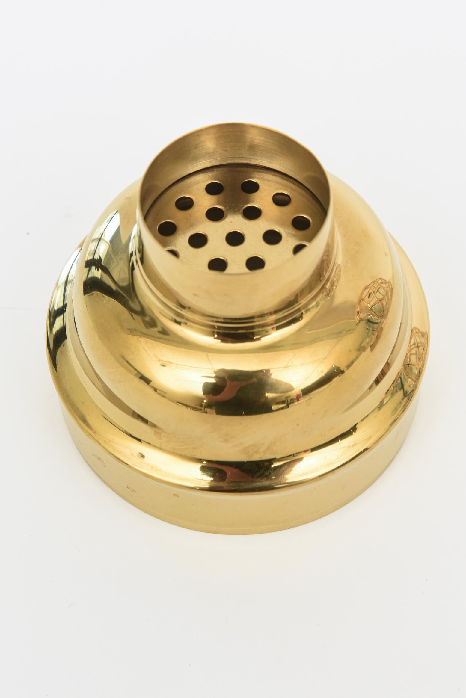Contemporary Altuzarra 18k Gold Plated Cocktail Shaker with Four Rock Glasses Barware