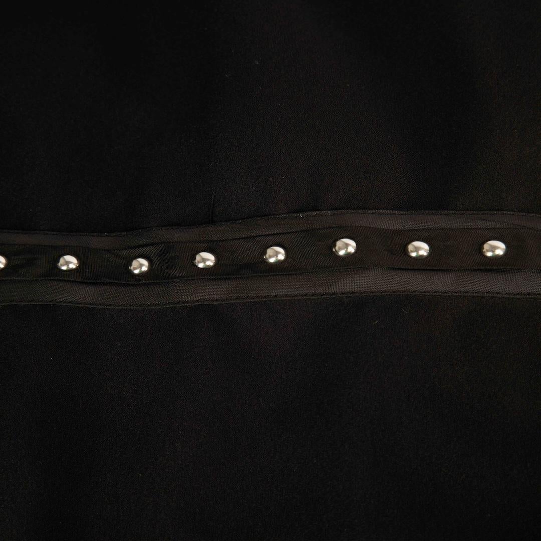 Nero Altuzarra - Vestito midi nero con scollo a cravatta taglia XL in vendita