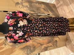 Altuzarra Vestido Floral Negro