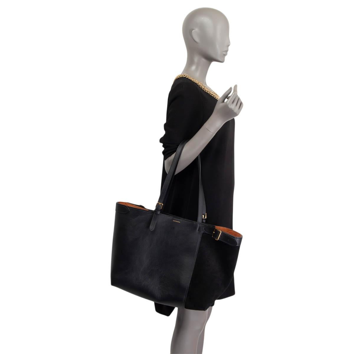 Women's ALTUZARRA black leather & suede PLAY Shopper Shoulder Bag