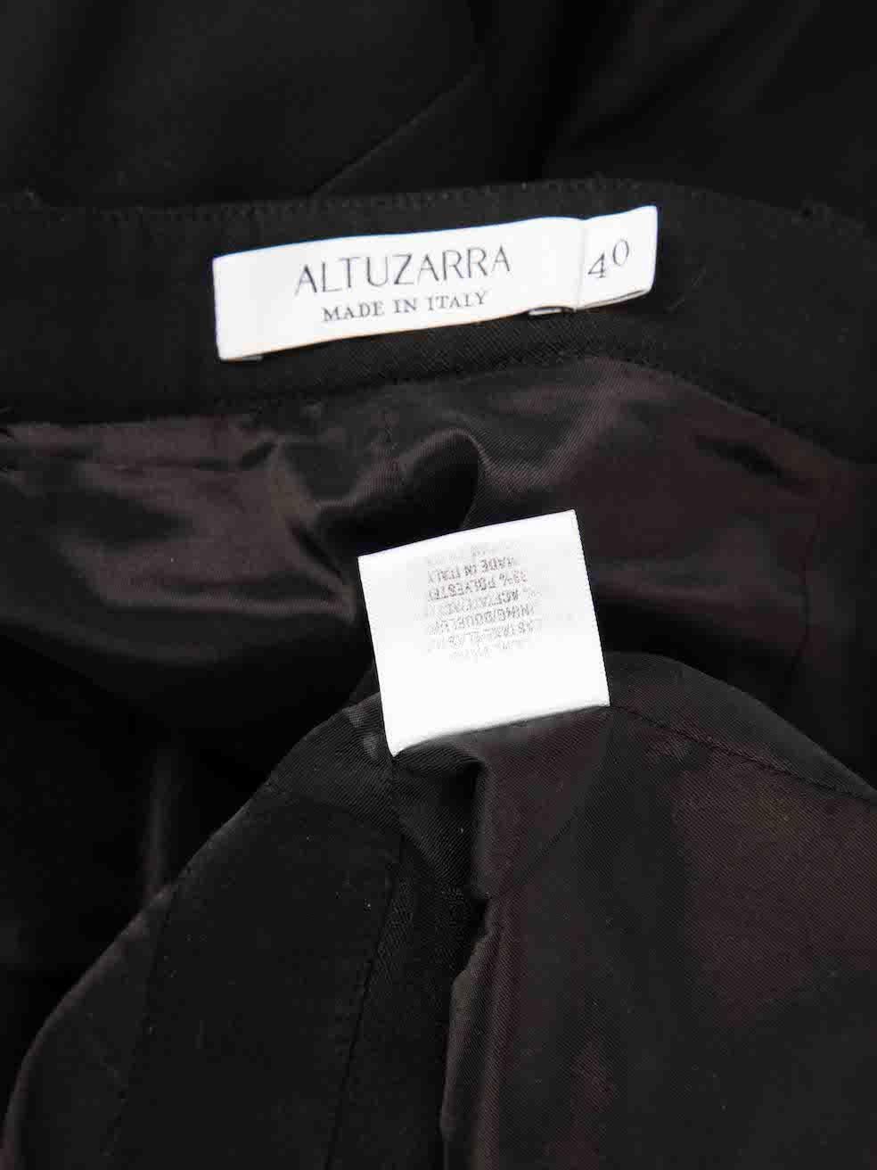 Altuzarra Black Side Slit Pencil Skirt Size L For Sale 3