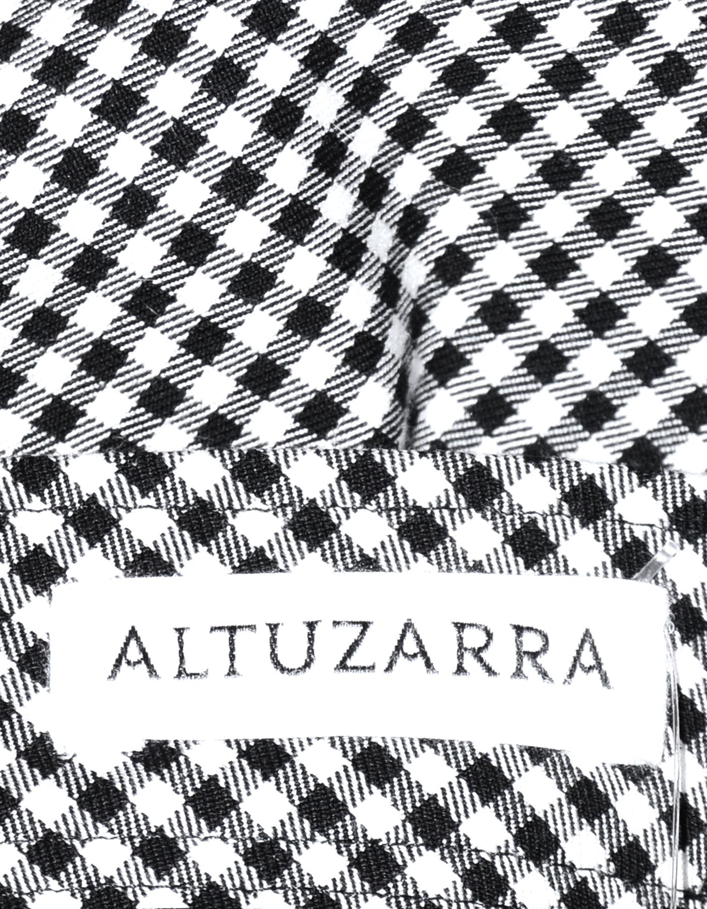 Altuzarra Black/White Benson Broderie-Anglaise Cotton-Blend Skirt sz FR34 In Excellent Condition In New York, NY