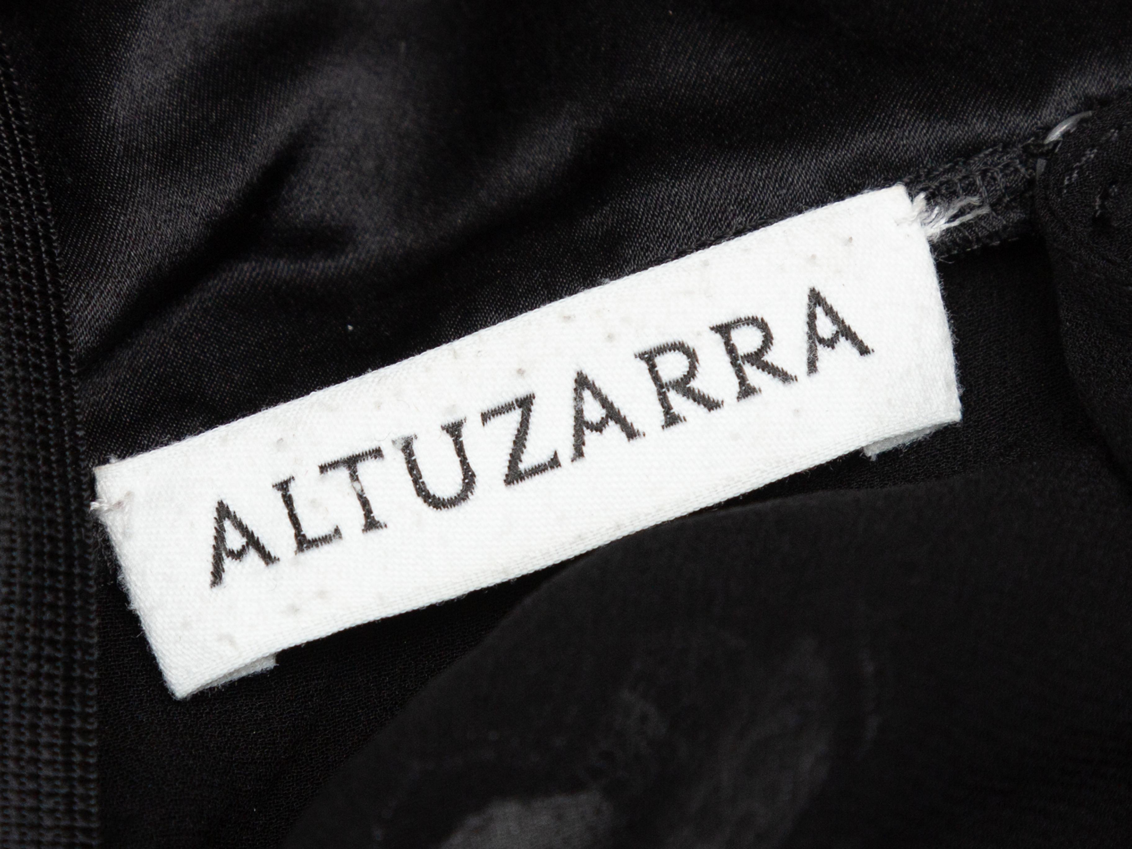 Altuzarra Black & White Sleeveless Silk Dress In Good Condition In New York, NY