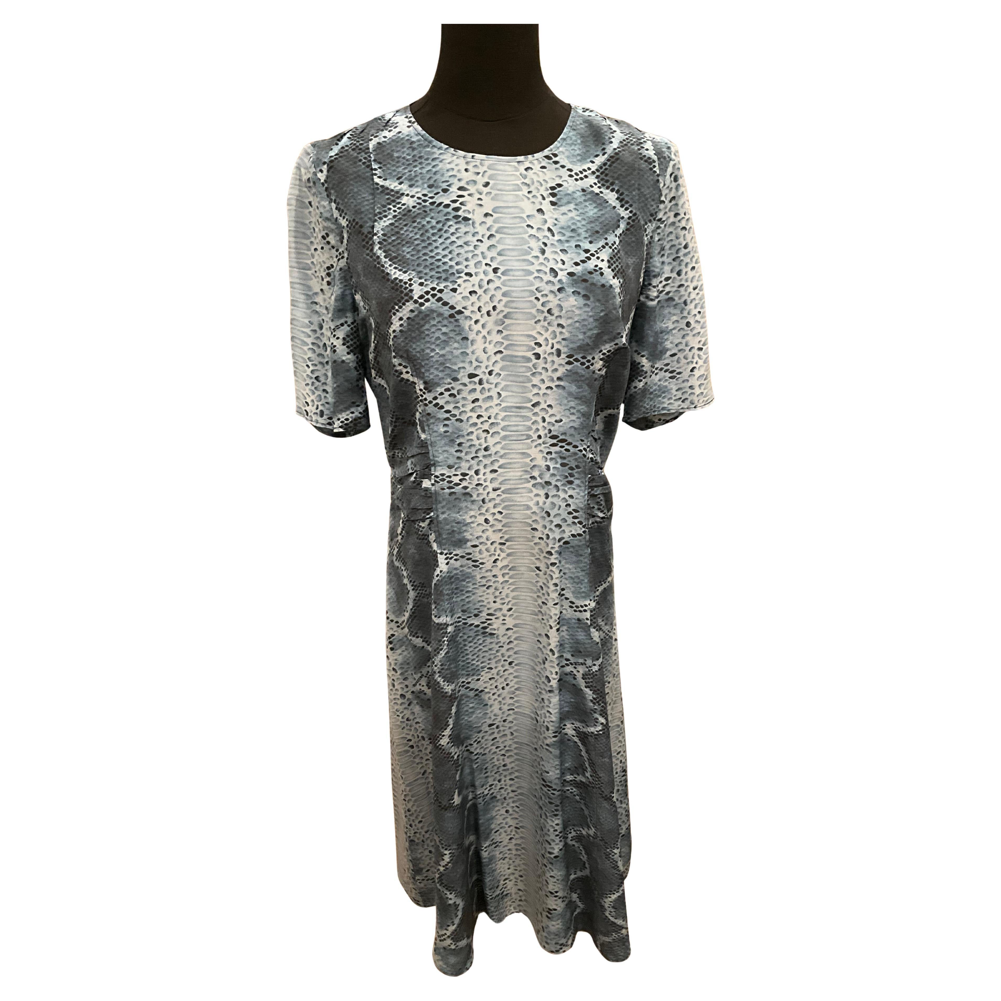 Abito con stampa blu di Altuzarra in vendita