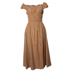 Altuzarra, brown sleeveless midi dress