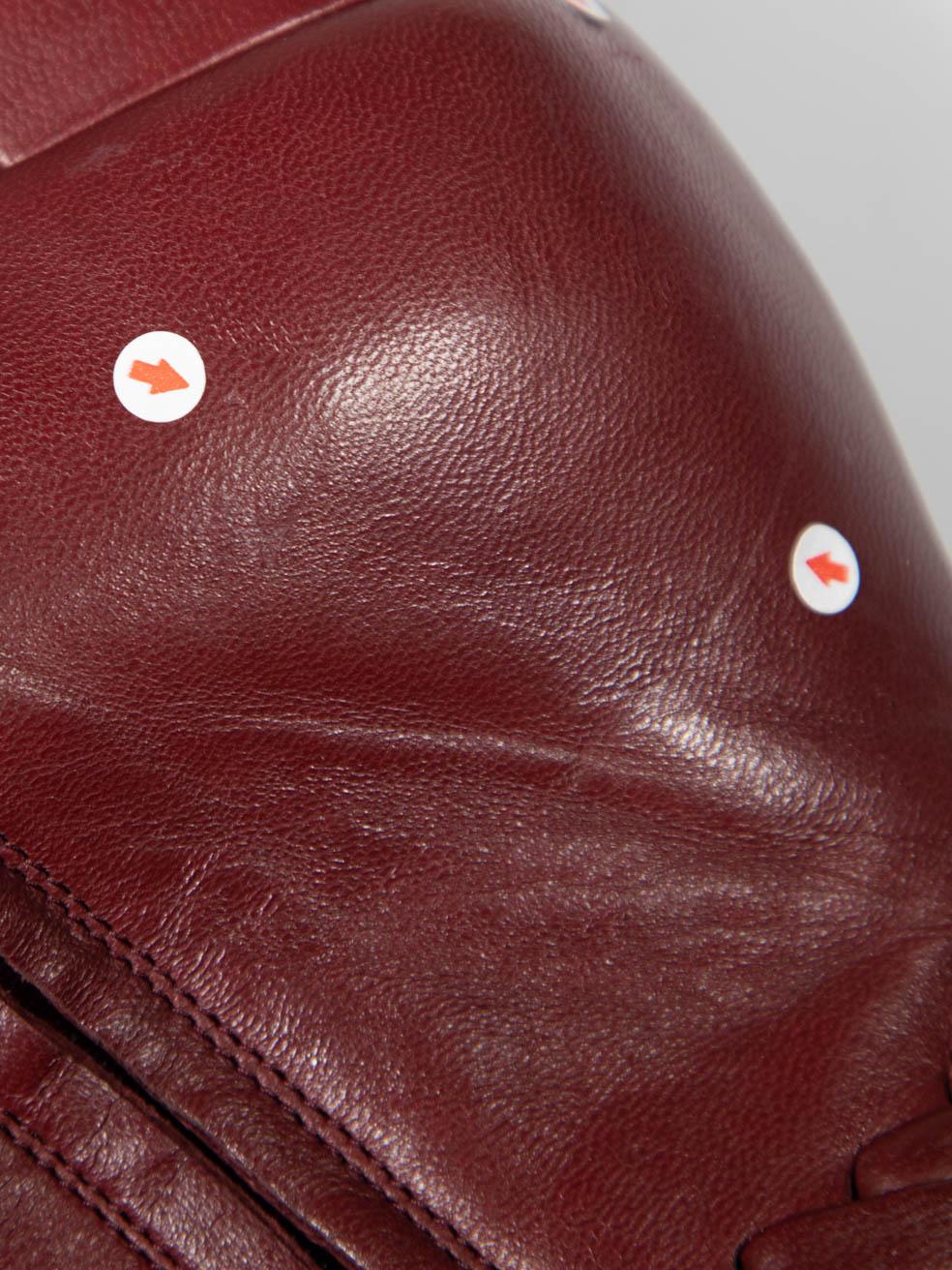 Altuzarra Burgundy Leather Heeled Ankle Boots Size IT 38 For Sale 2