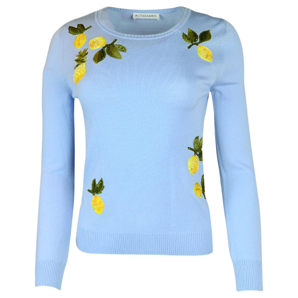 Altuzarra Lemon Embroidered Lightweight Sweater sz XS