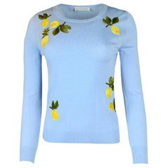 Altuzarra Lemon Embroidered Lightweight Sweater sz XS