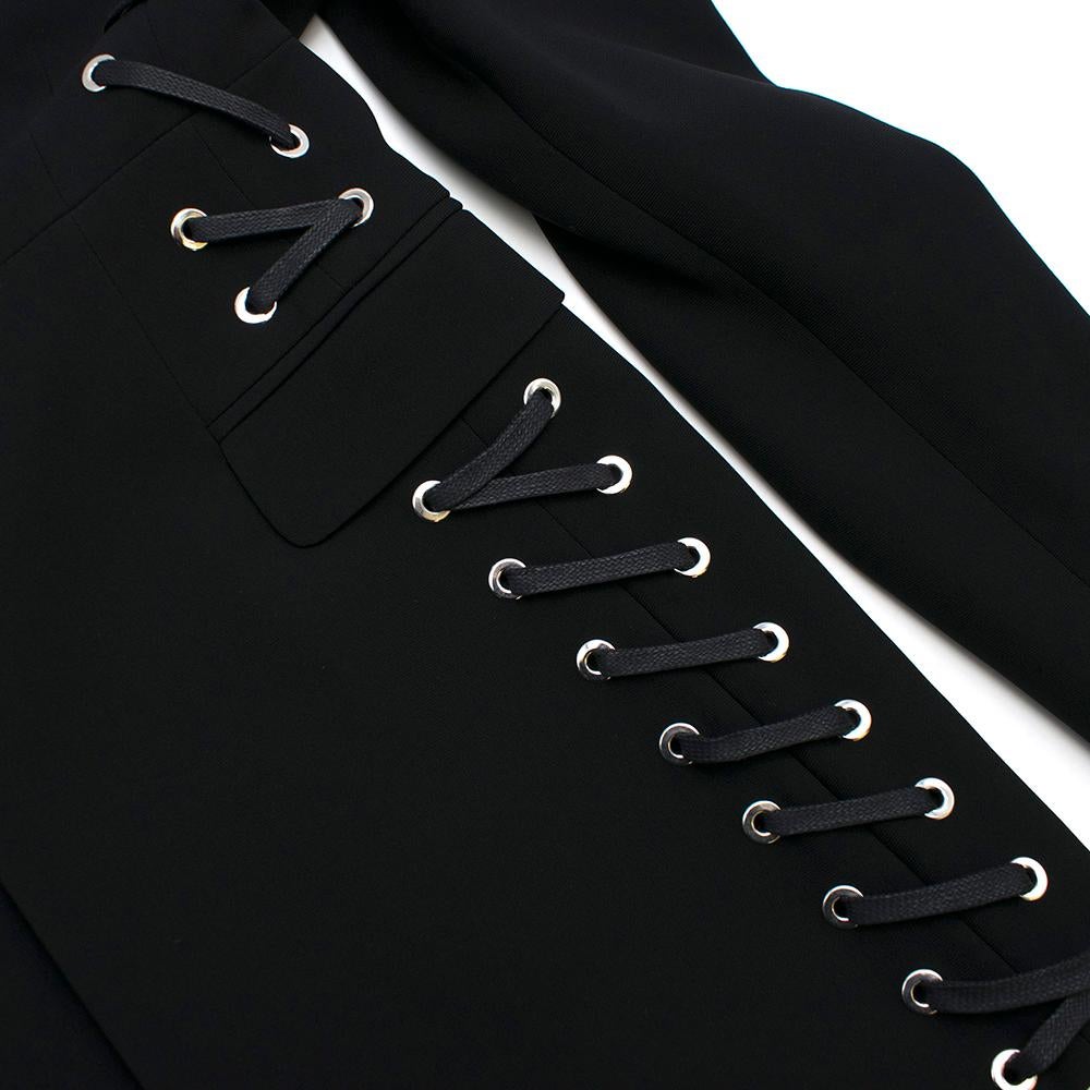 Altuzarra Merrie black laced jacket UK8 2