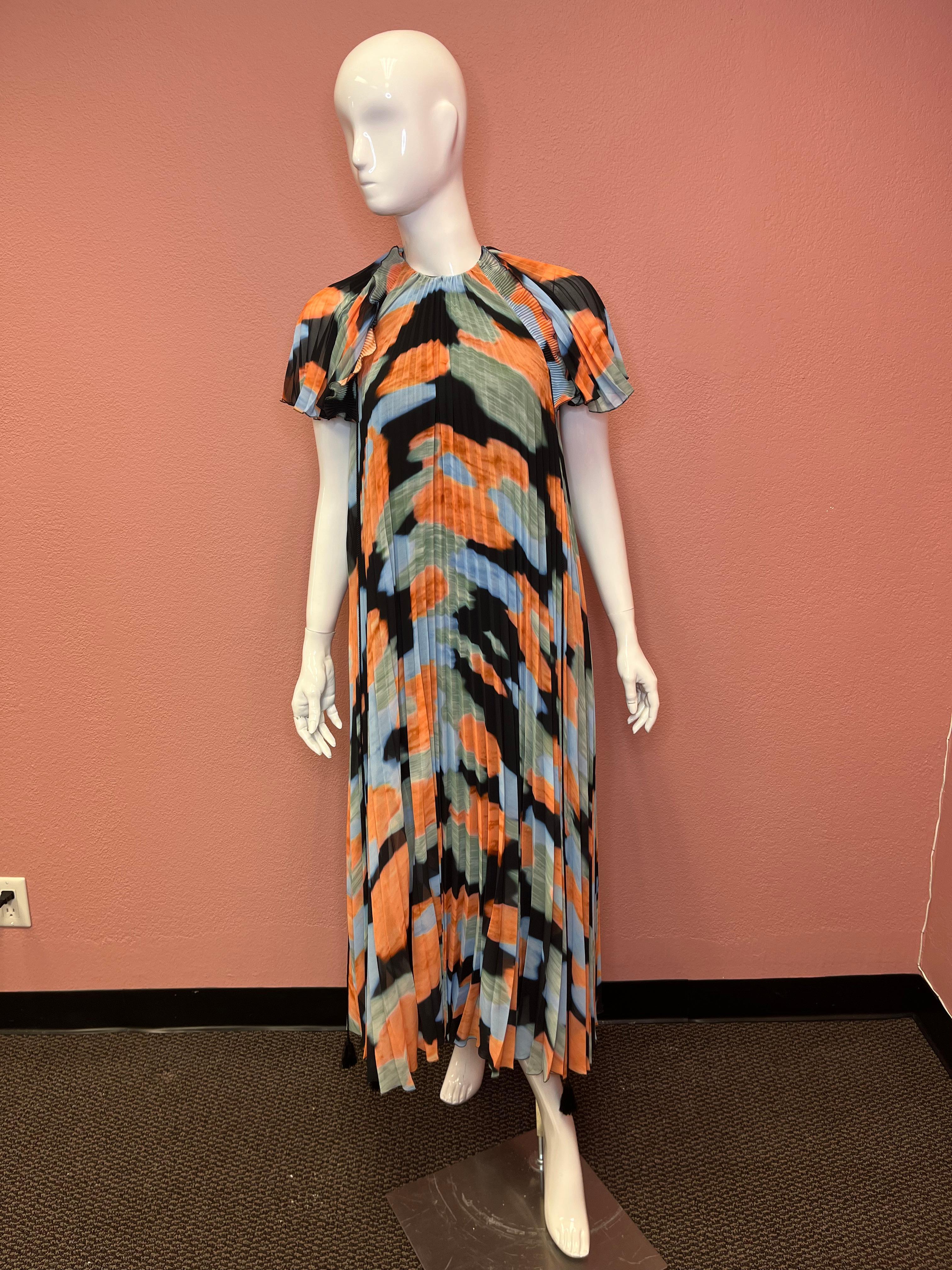 Women's or Men's Altuzarra Multi-color Resort Dress Size 36 NWT For Sale